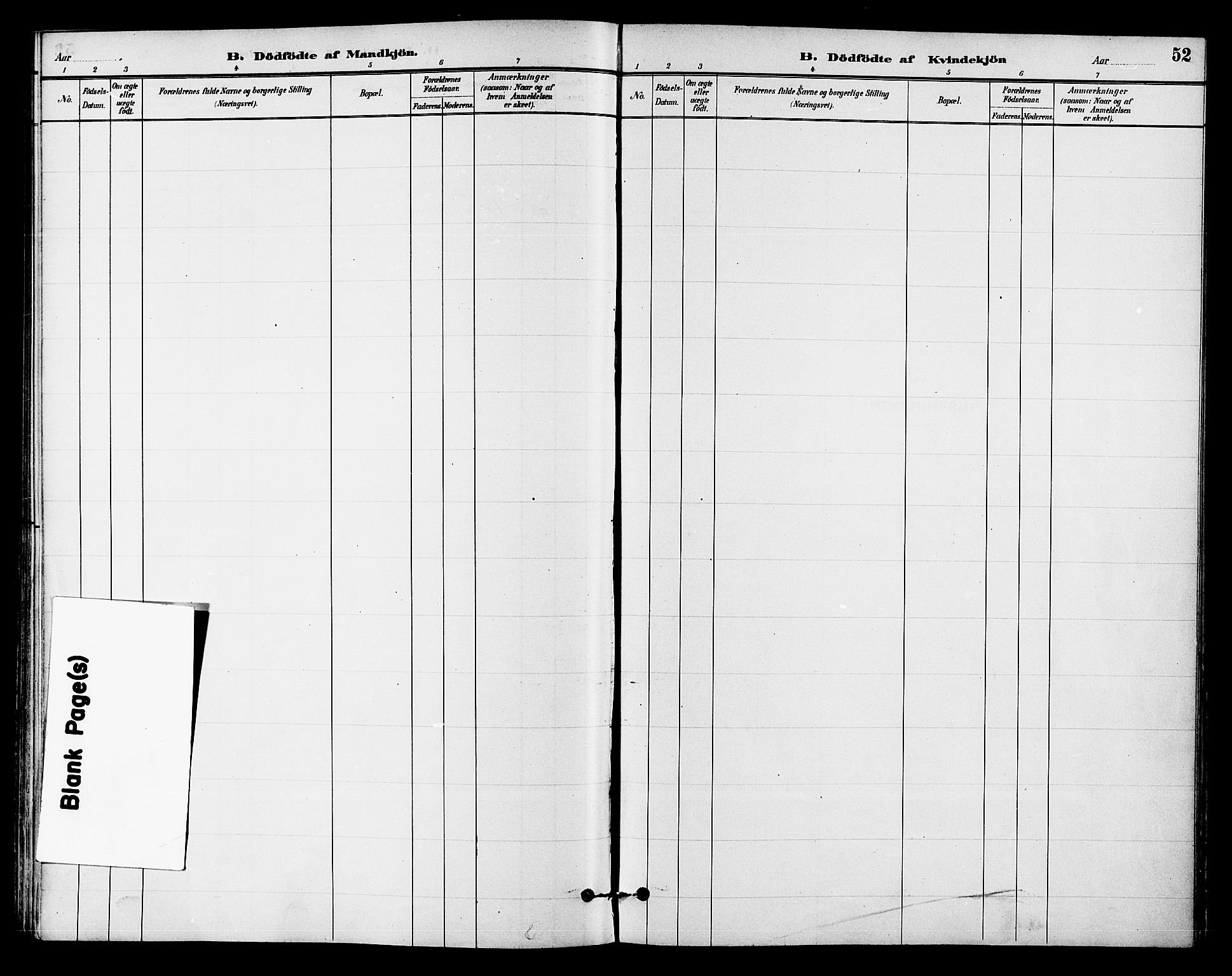 Ådal kirkebøker, AV/SAKO-A-248/F/Fb/L0001: Parish register (official) no. II 1, 1884-1897, p. 52