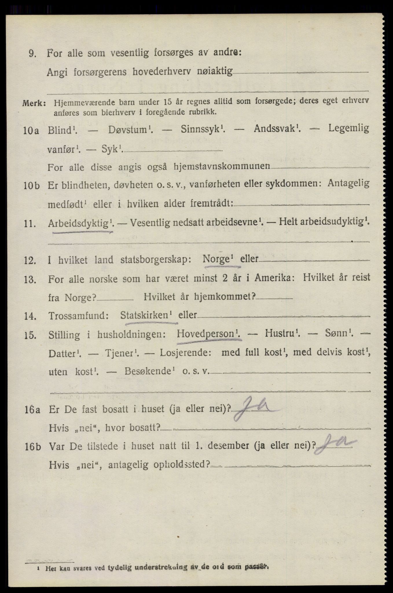 SAO, 1920 census for Glemmen, 1920, p. 9656