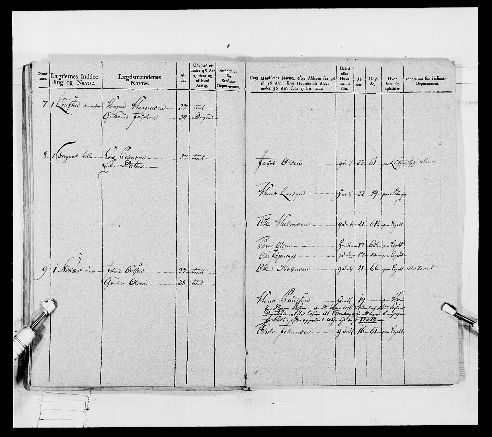 Generalitets- og kommissariatskollegiet, Det kongelige norske kommissariatskollegium, AV/RA-EA-5420/E/Eh/L0067: Opplandske nasjonale infanteriregiment, 1789-1797, p. 648