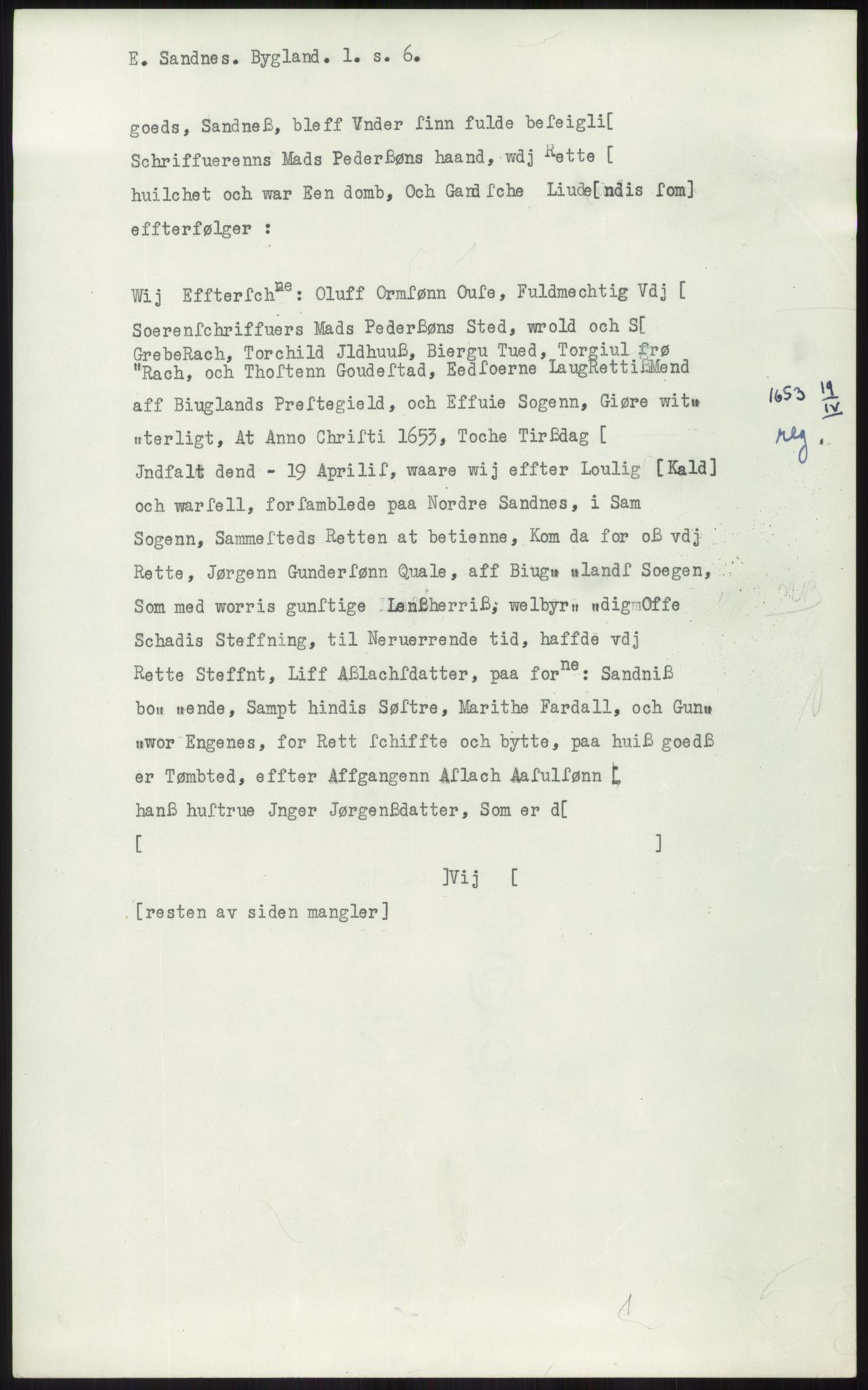 Samlinger til kildeutgivelse, Diplomavskriftsamlingen, AV/RA-EA-4053/H/Ha, p. 1842