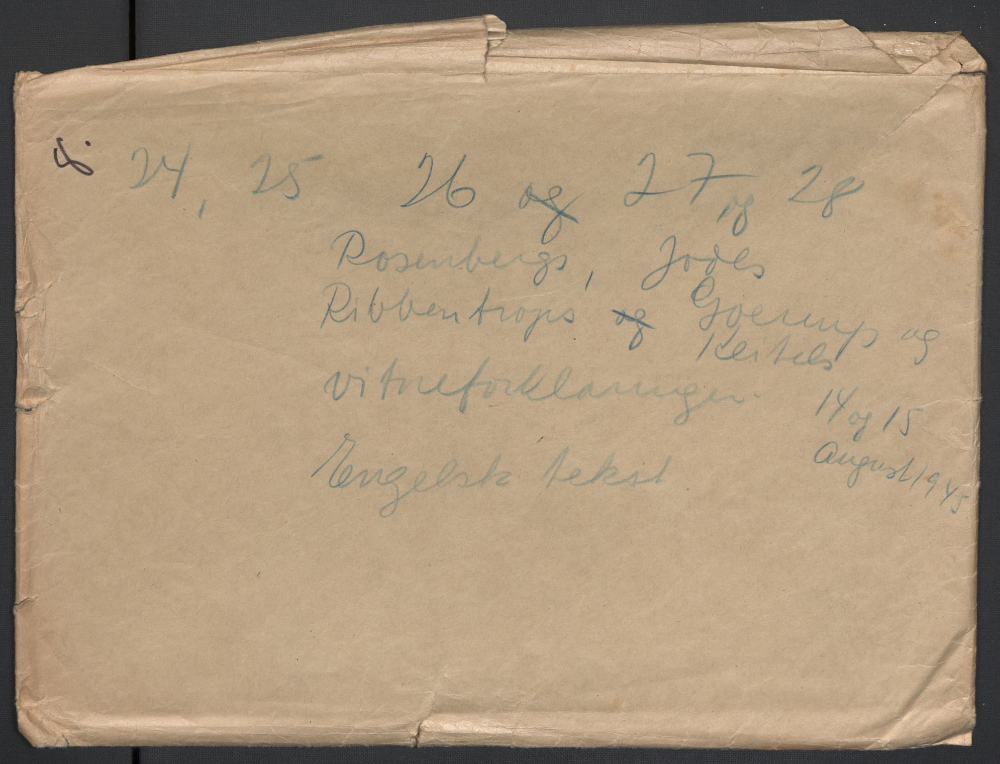 Landssvikarkivet, Oslo politikammer, AV/RA-S-3138-01/D/Da/L0003: Dnr. 29, 1945, p. 1923
