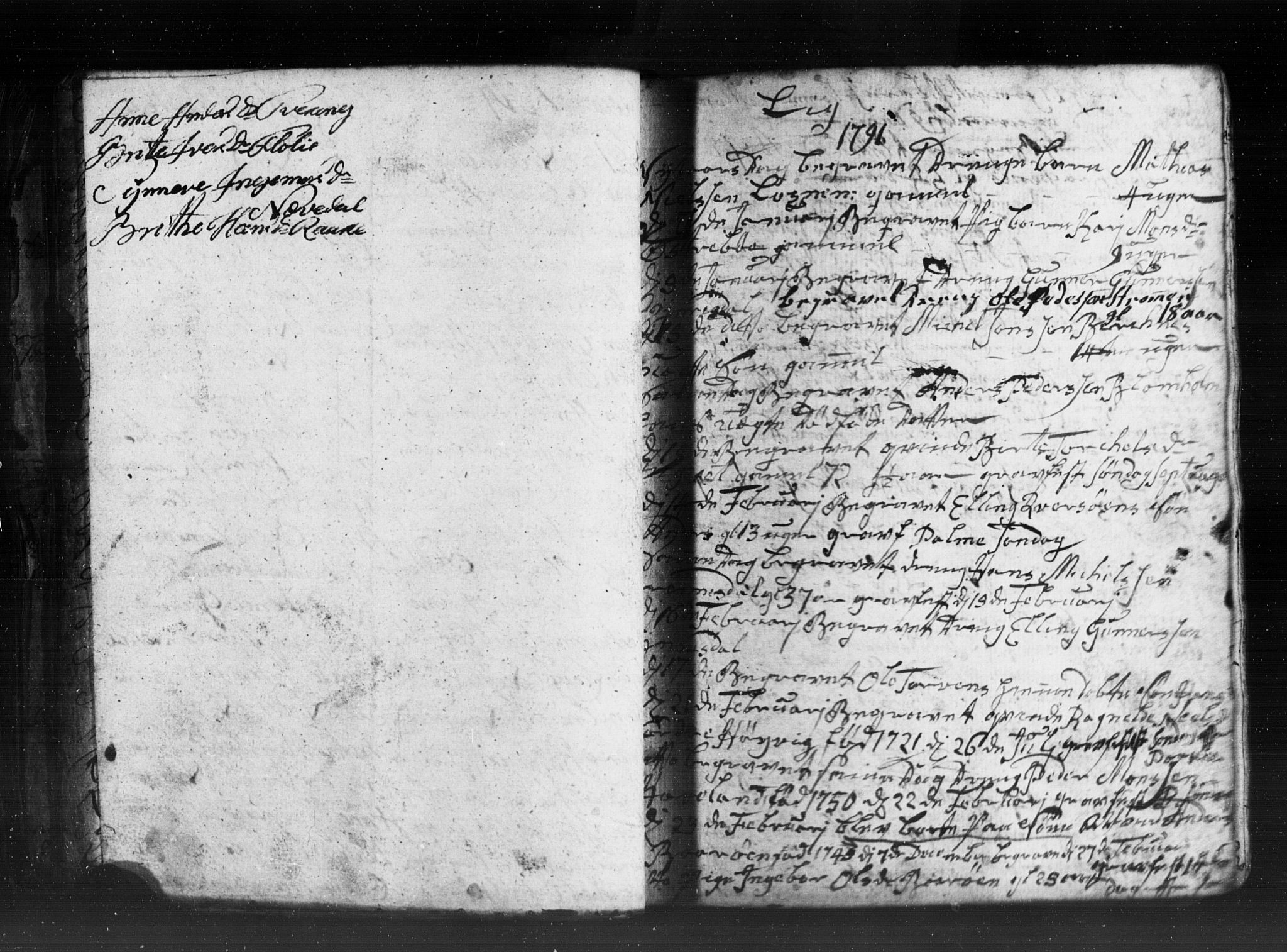 Gulen sokneprestembete, AV/SAB-A-80201/H/Hab: Parish register (copy) no. A 2, 1791-1814