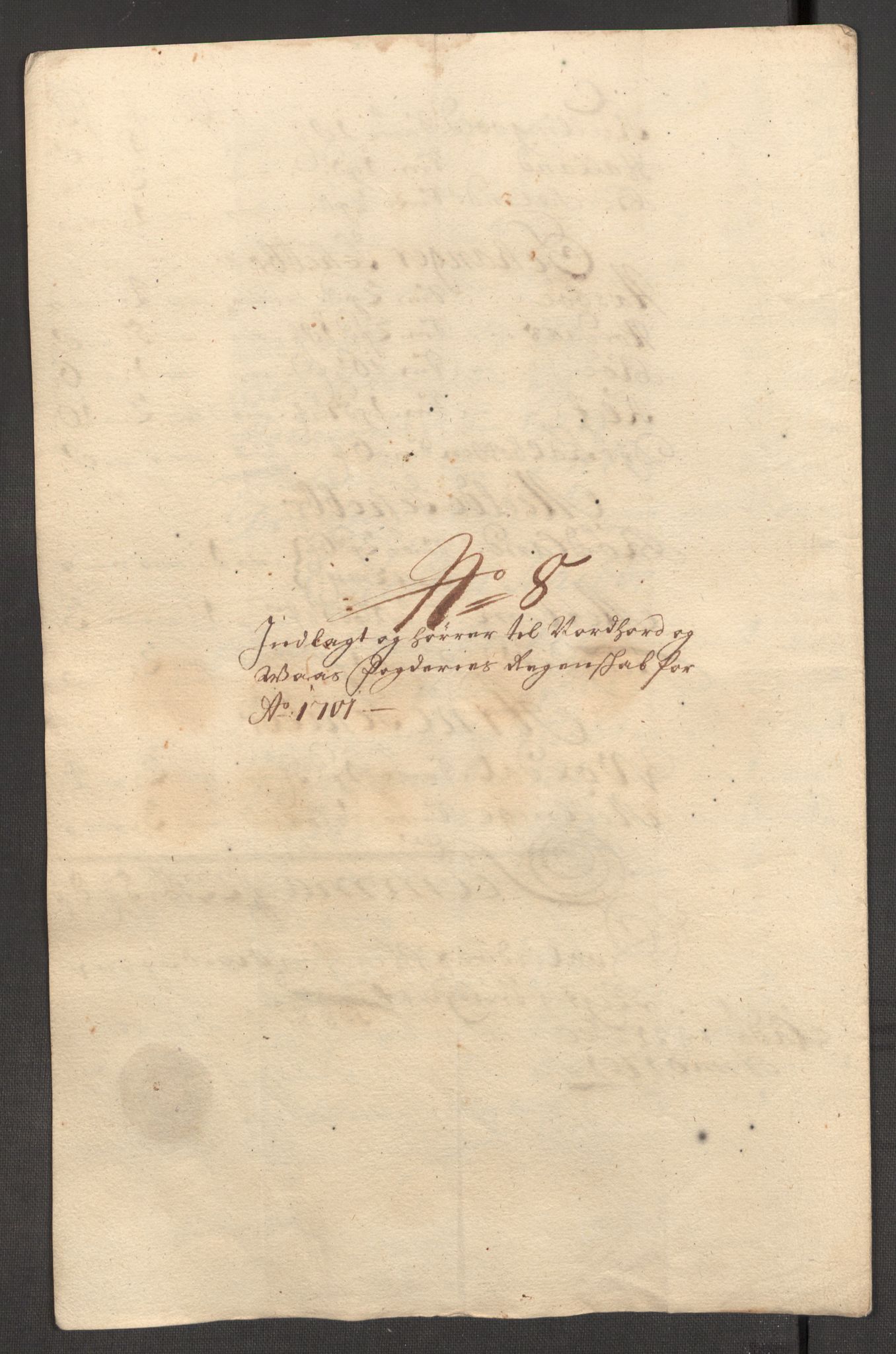 Rentekammeret inntil 1814, Reviderte regnskaper, Fogderegnskap, RA/EA-4092/R51/L3185: Fogderegnskap Nordhordland og Voss, 1700-1701, p. 409