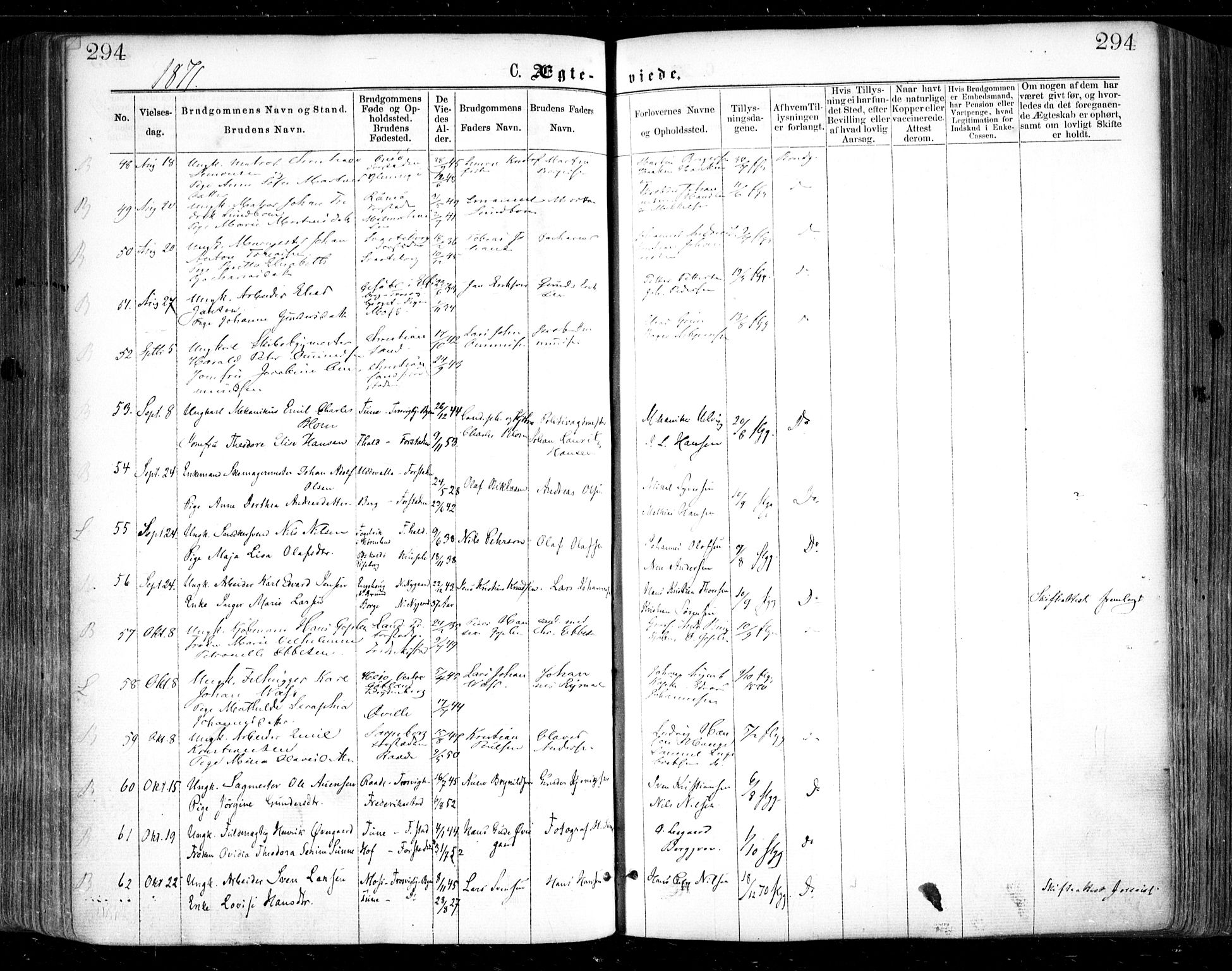 Glemmen prestekontor Kirkebøker, SAO/A-10908/F/Fa/L0008: Parish register (official) no. 8, 1862-1871, p. 294