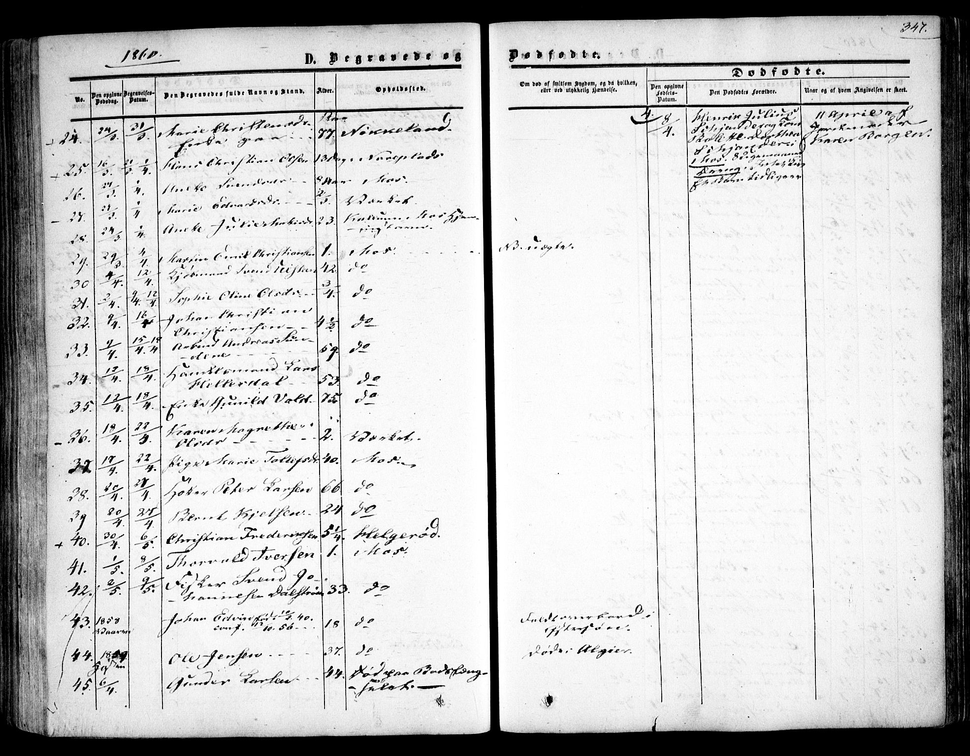 Moss prestekontor Kirkebøker, AV/SAO-A-2003/F/Fa/L0008: Parish register (official) no. I 8, 1852-1869, p. 347