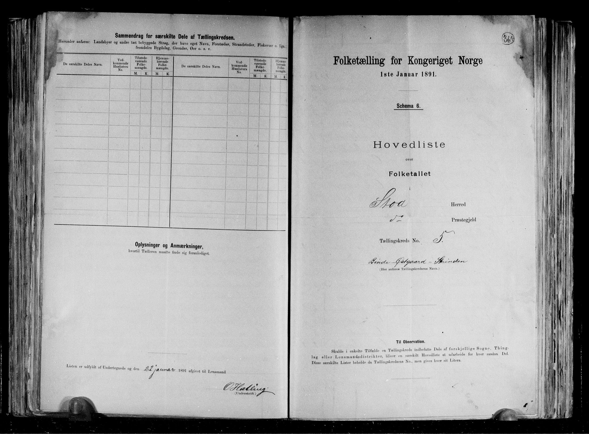 RA, 1891 census for 1734 Stod, 1891, p. 19