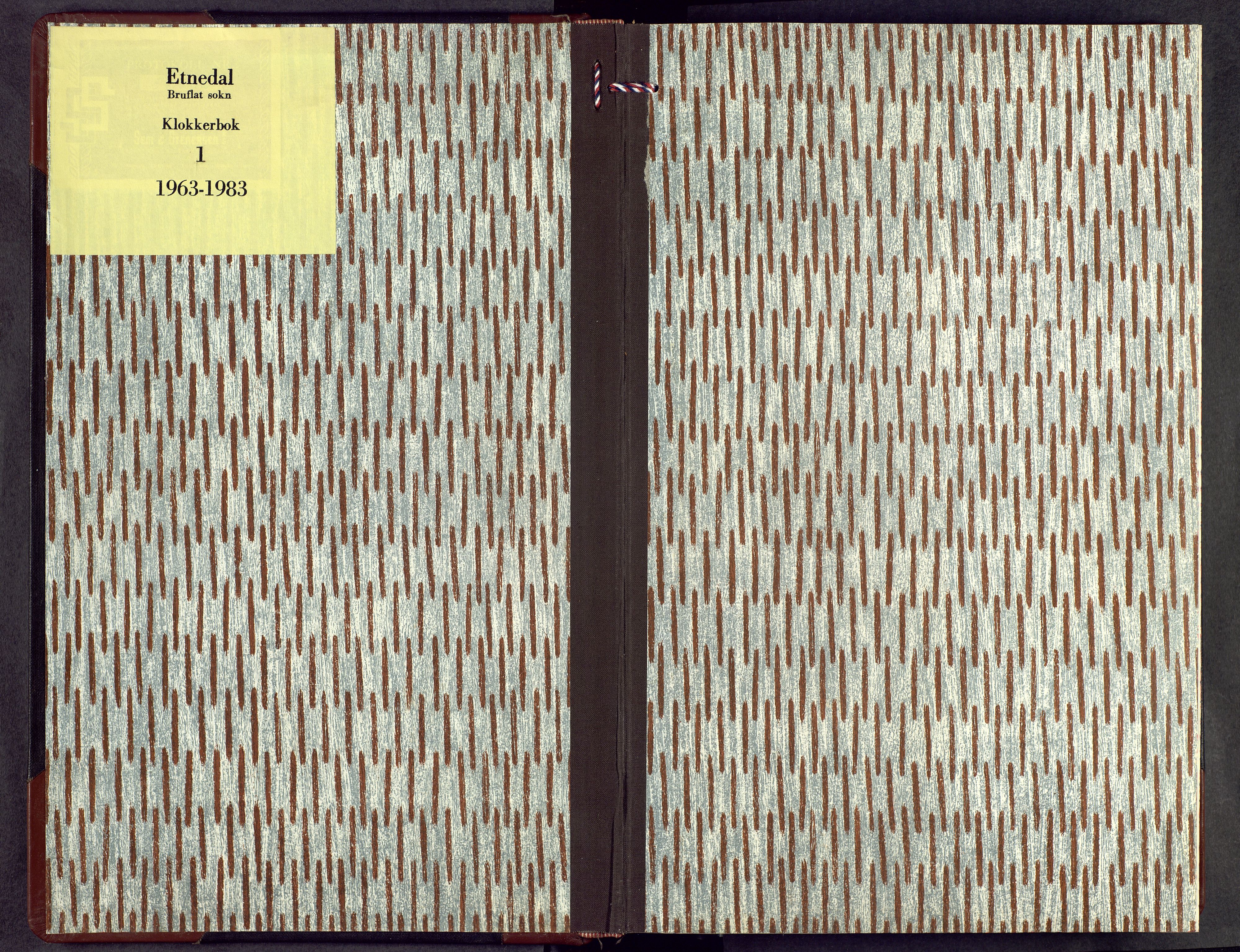 Etnedal prestekontor, AV/SAH-PREST-130/H/Ha/Hab/Haba/L0001: Parish register (copy) no. I 1, 1963-1983