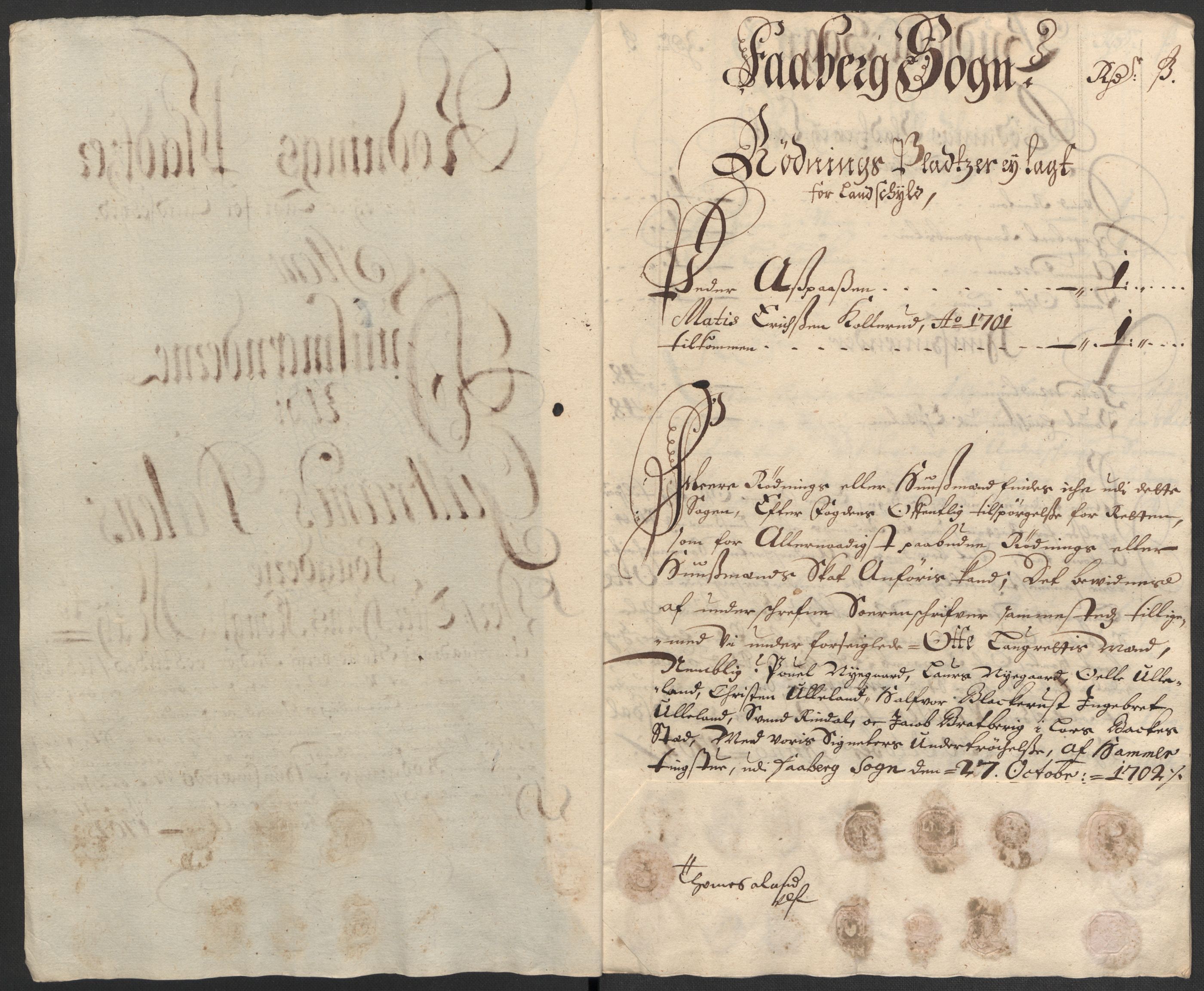 Rentekammeret inntil 1814, Reviderte regnskaper, Fogderegnskap, AV/RA-EA-4092/R17/L1175: Fogderegnskap Gudbrandsdal, 1702, p. 116