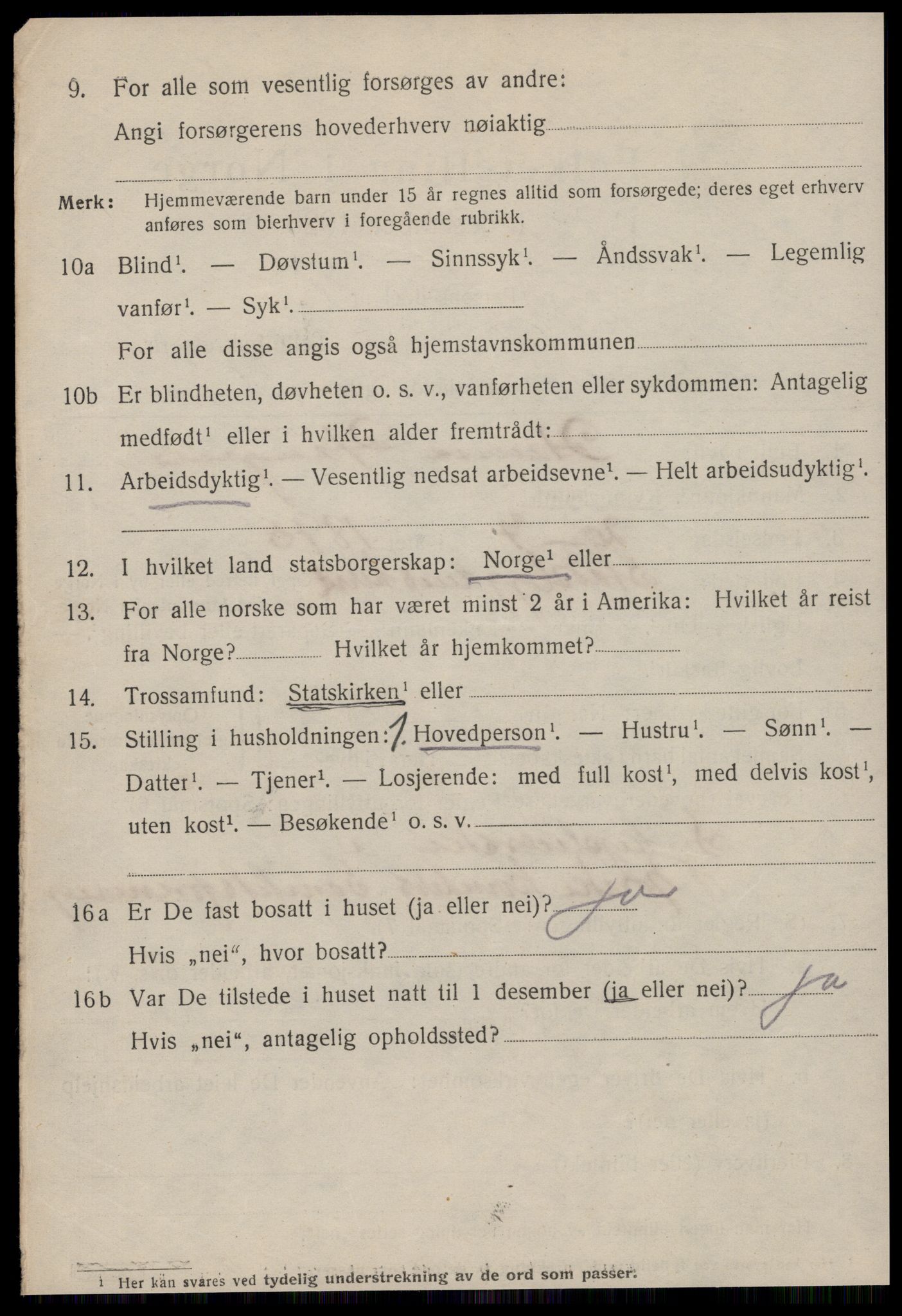 SAT, 1920 census for Kristiansund, 1920, p. 28640
