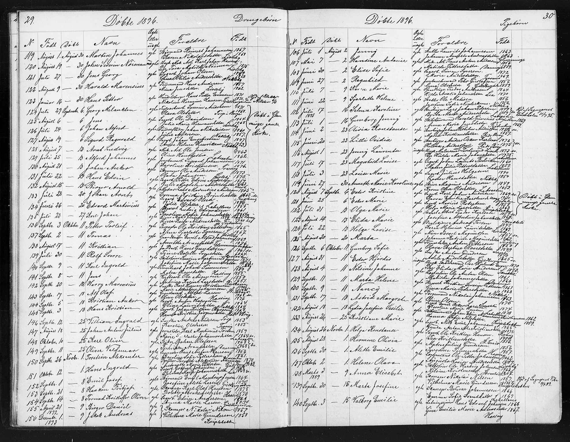 Glemmen prestekontor Kirkebøker, SAO/A-10908/G/Ga/L0006: Parish register (copy) no. 6, 1894-1908, p. 29-30