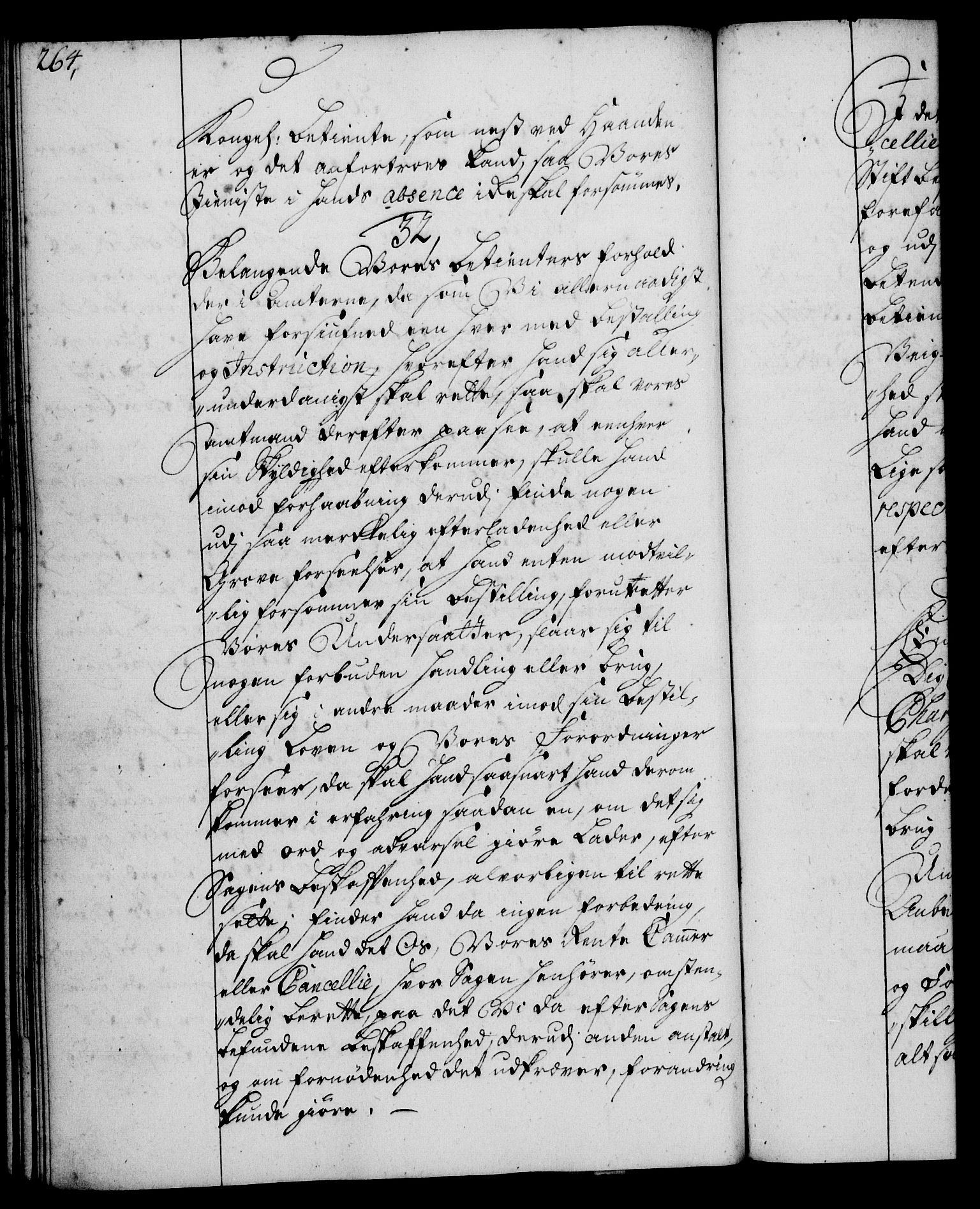 Rentekammeret, Kammerkanselliet, RA/EA-3111/G/Gg/Ggi/L0002: Norsk instruksjonsprotokoll med register (merket RK 53.35), 1729-1751, p. 264