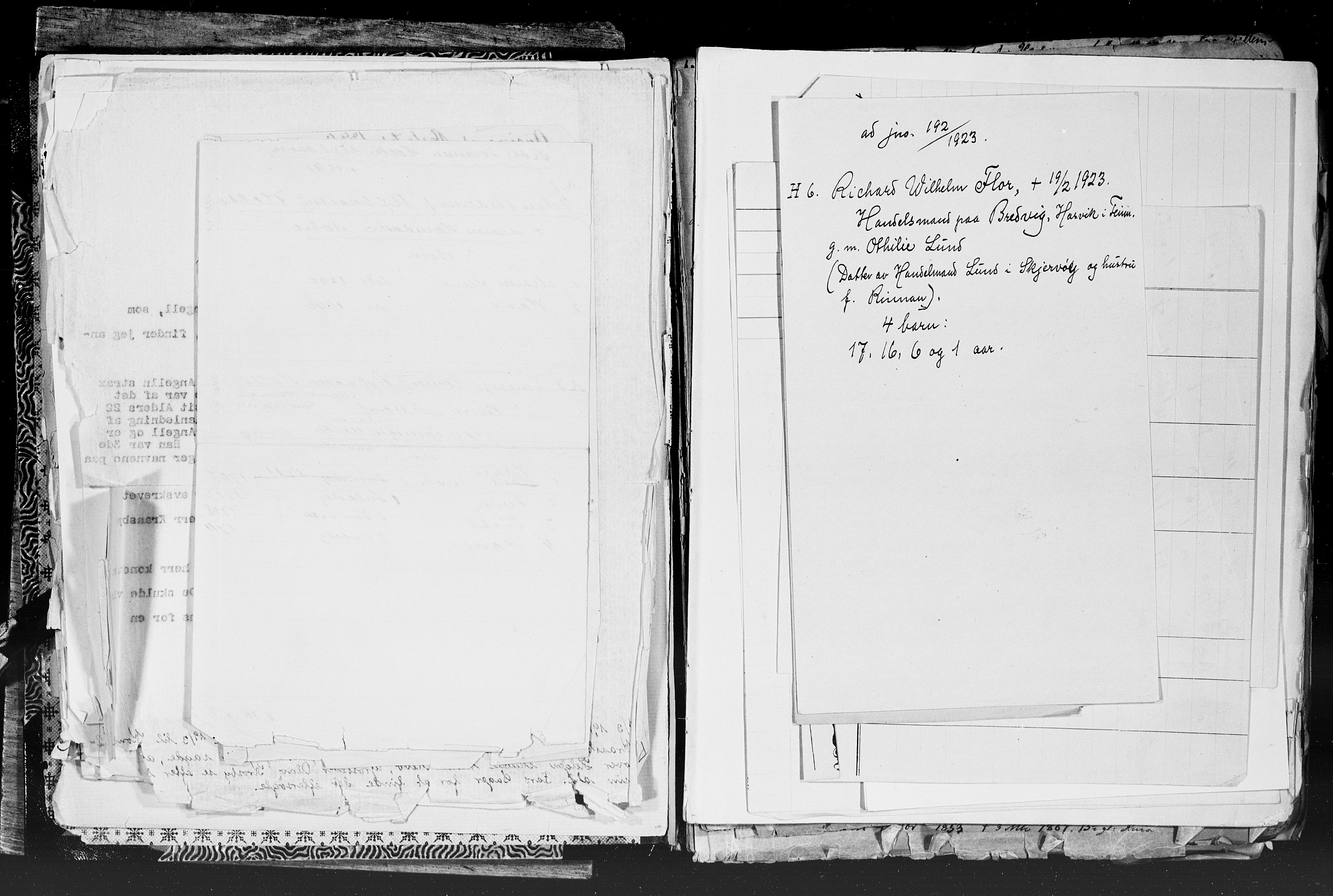 Hornemans samlinger, SAT/PA-X/A/L0013a: Angell  - Hammond, 1600-1886