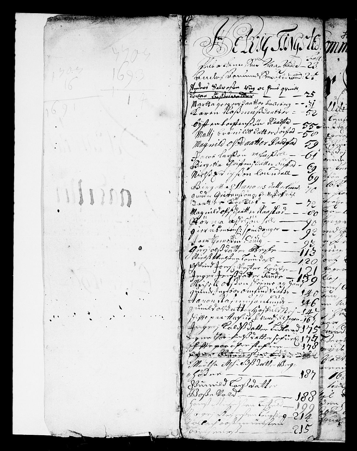 Lister sorenskriveri, AV/SAK-1221-0003/H/Hc/L0006: Skifteprotokoll nr 6 med register, 1693-1695