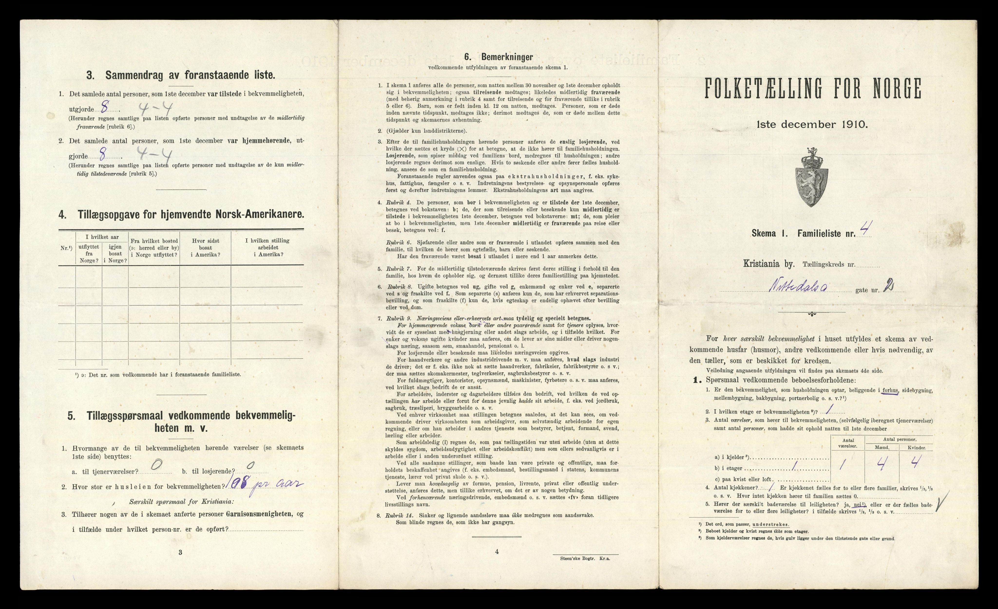 RA, 1910 census for Kristiania, 1910, p. 69383