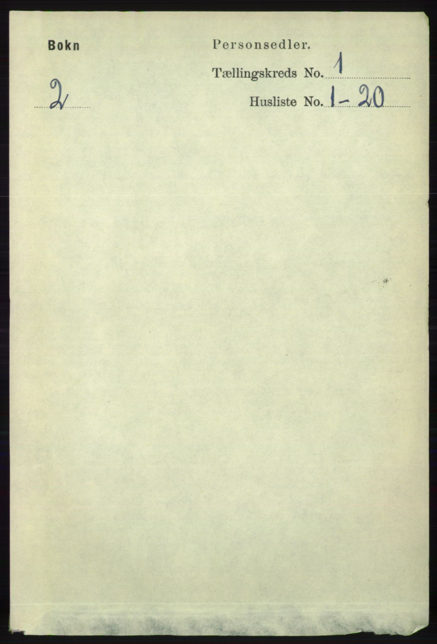 RA, 1891 census for 1145 Bokn, 1891, p. 63