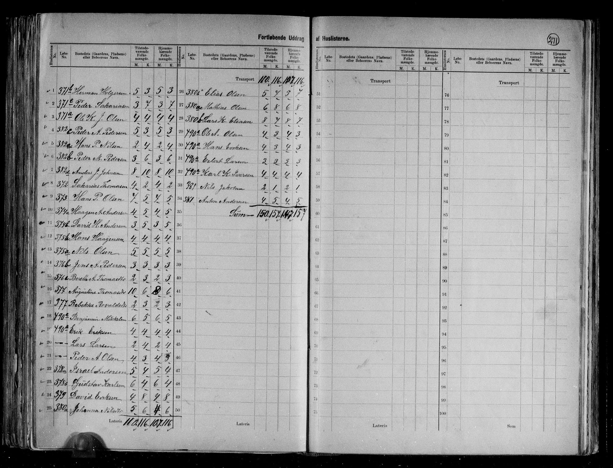 RA, 1891 census for 1833 Mo, 1891, p. 19