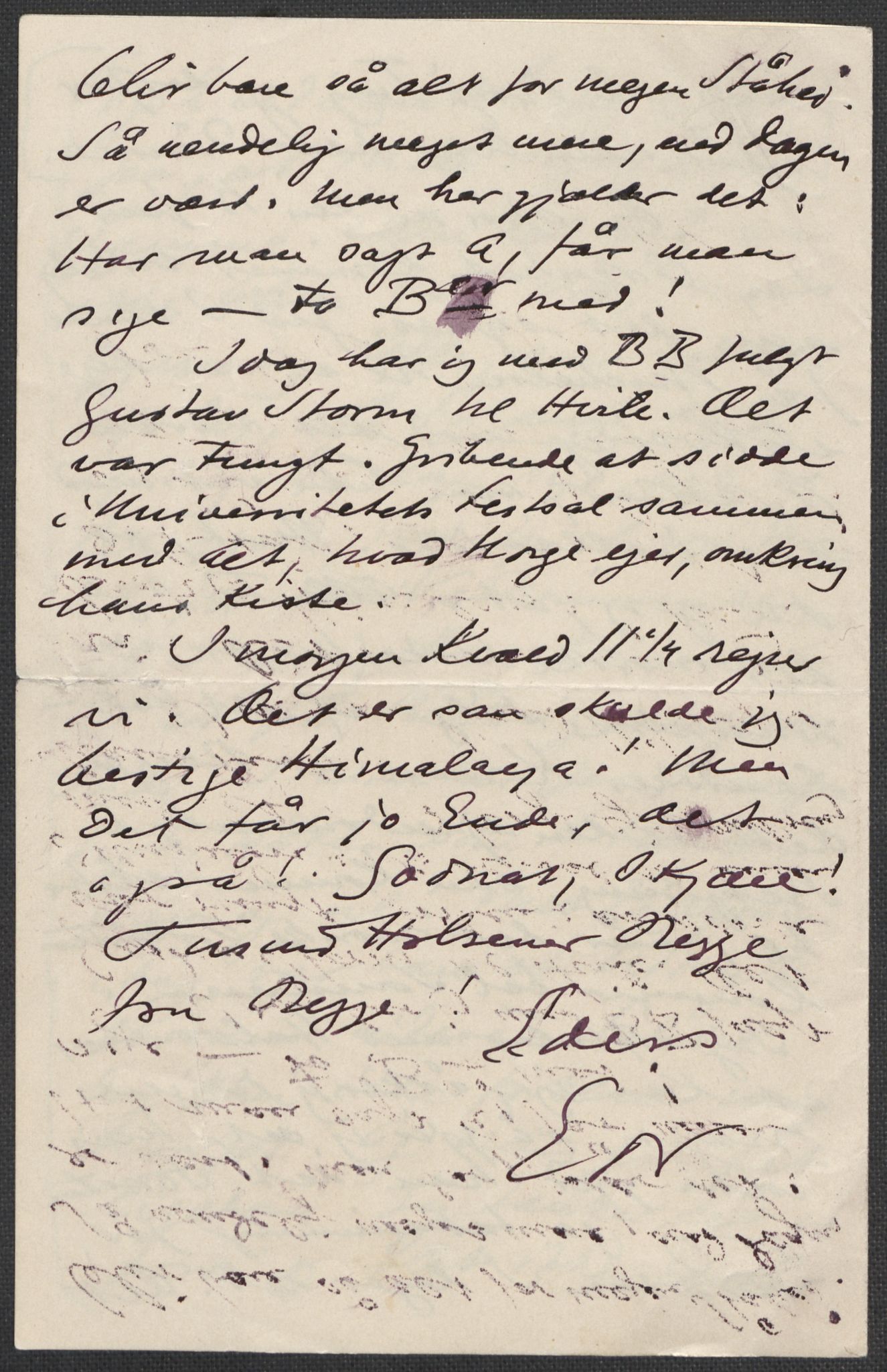 Beyer, Frants, AV/RA-PA-0132/F/L0001: Brev fra Edvard Grieg til Frantz Beyer og "En del optegnelser som kan tjene til kommentar til brevene" av Marie Beyer, 1872-1907, p. 697