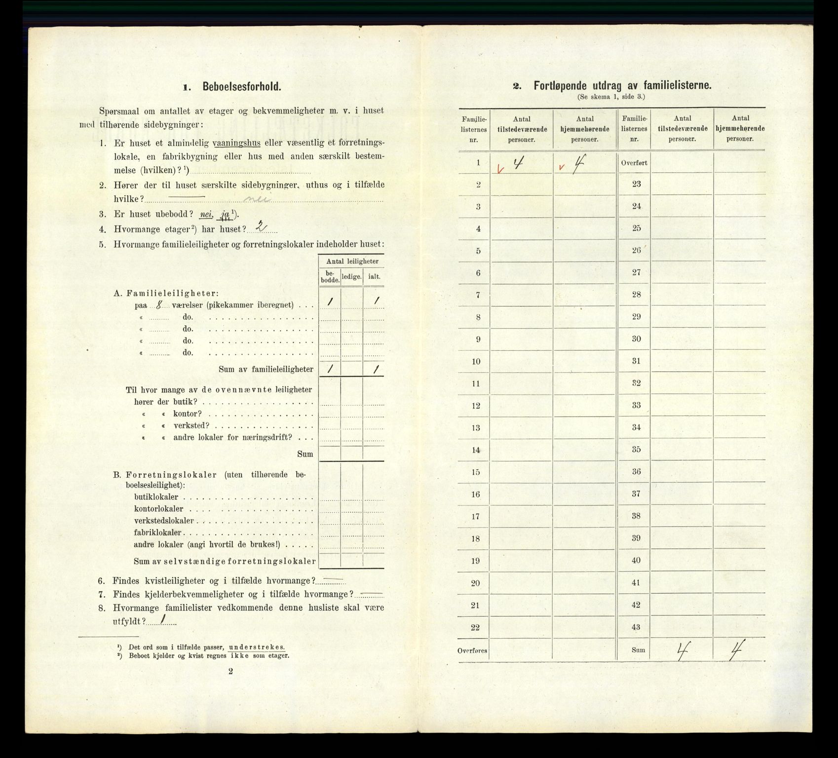 RA, 1910 census for Kristiansand, 1910, p. 9219