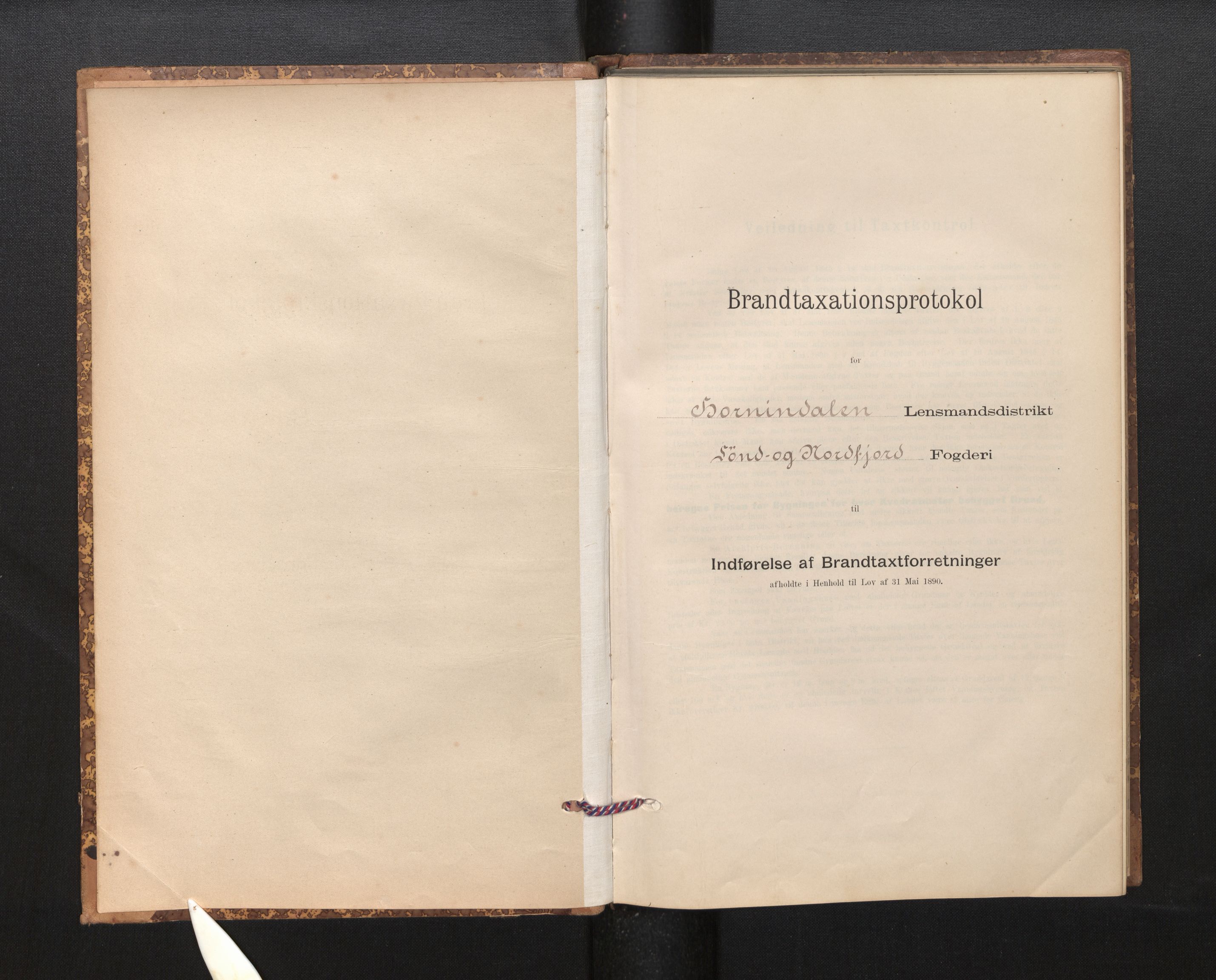 Lensmannen i Hornindal, AV/SAB-A-28201/0012/L0001: Branntakstprotokoll, skjematakst, 1895-1951