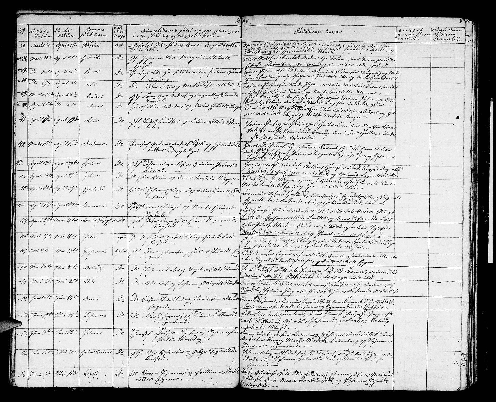 Fjaler sokneprestembete, AV/SAB-A-79801/H/Hab/Haba/L0001: Parish register (copy) no. A 1, 1836-1846, p. 8