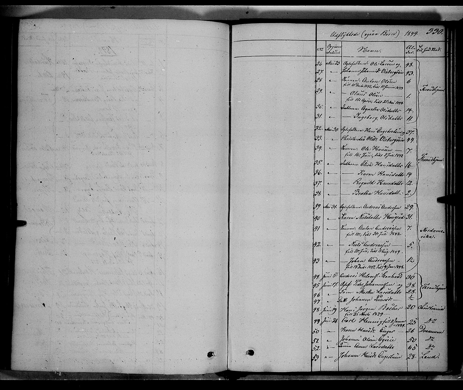 Vardal prestekontor, SAH/PREST-100/H/Ha/Haa/L0005: Parish register (official) no. 5, 1831-1853, p. 330