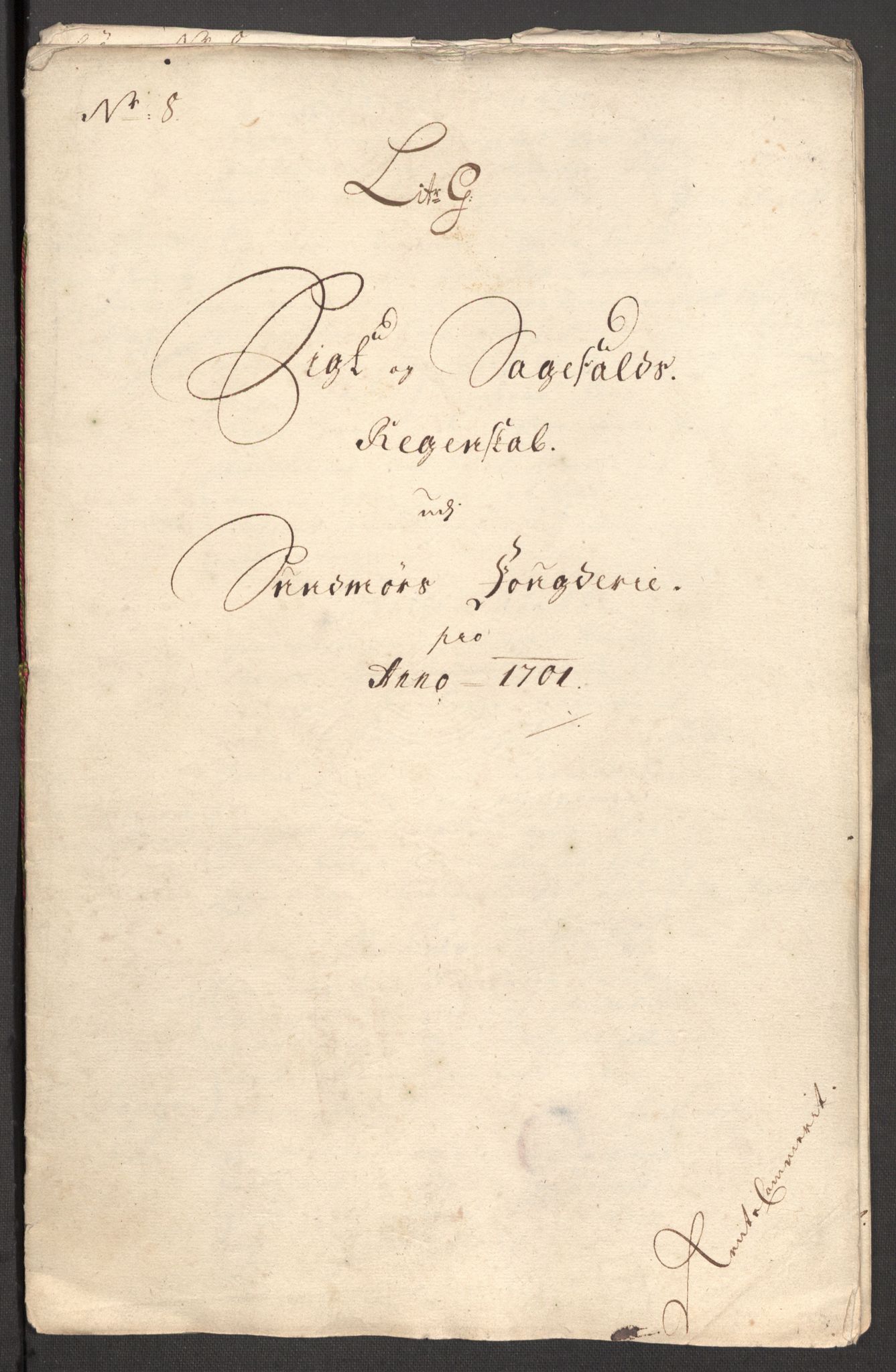 Rentekammeret inntil 1814, Reviderte regnskaper, Fogderegnskap, RA/EA-4092/R54/L3558: Fogderegnskap Sunnmøre, 1700-1701, p. 461
