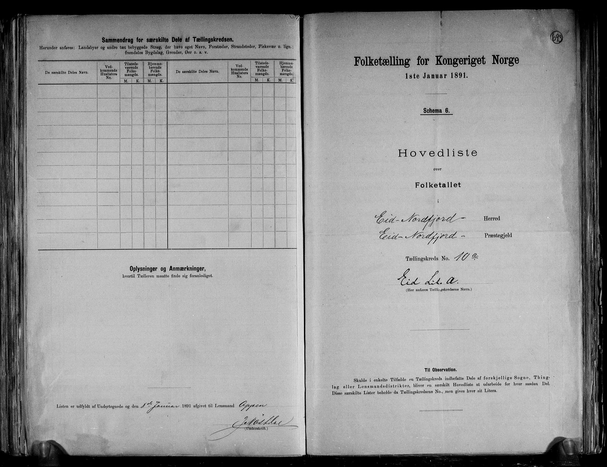 RA, 1891 census for 1443 Eid, 1891, p. 33