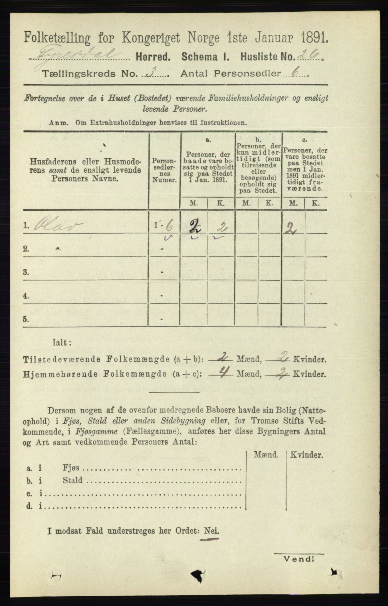 RA, 1891 census for 0831 Fyresdal, 1891, p. 560