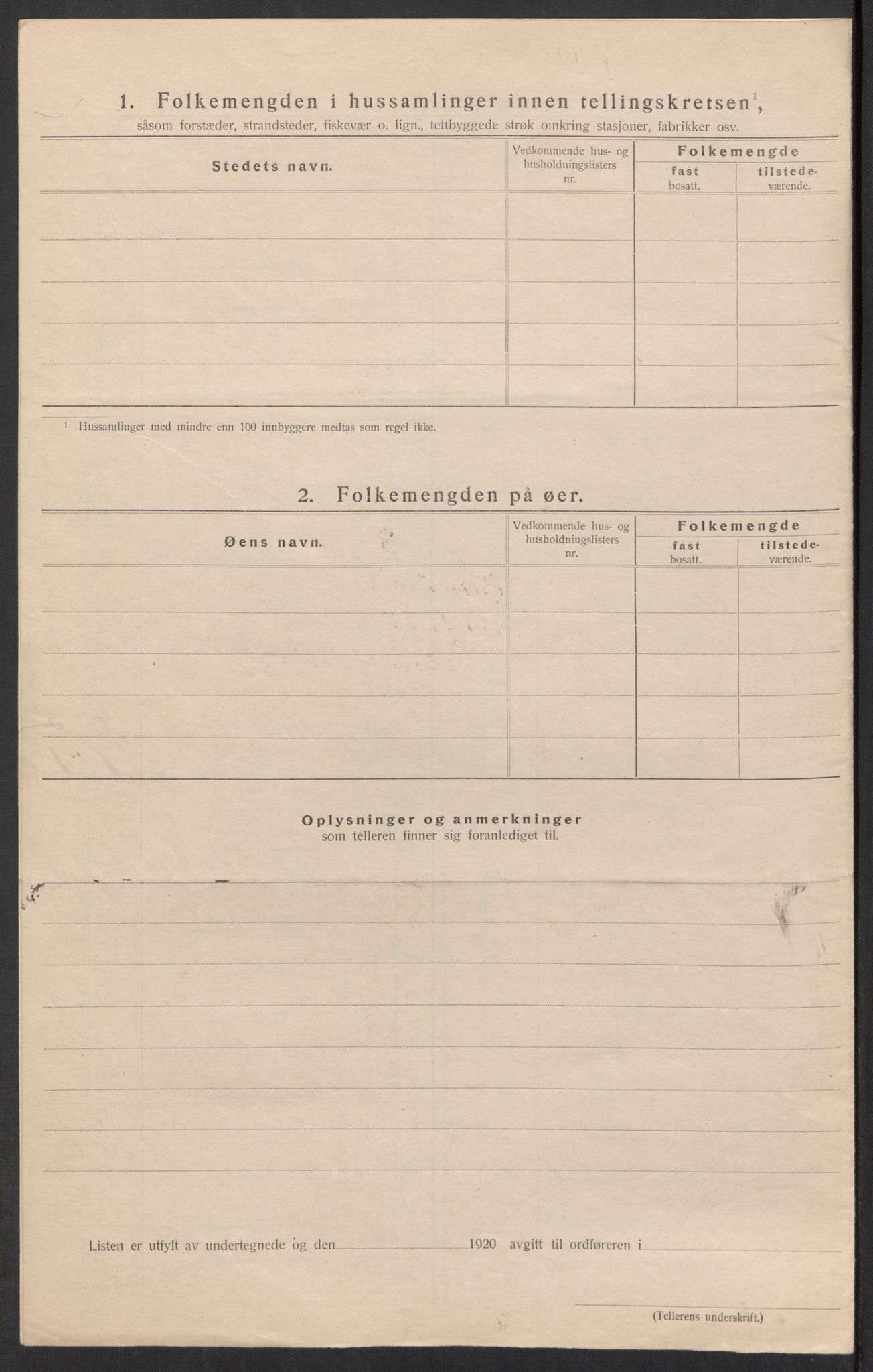 SAK, 1920 census for Landvik, 1920, p. 14