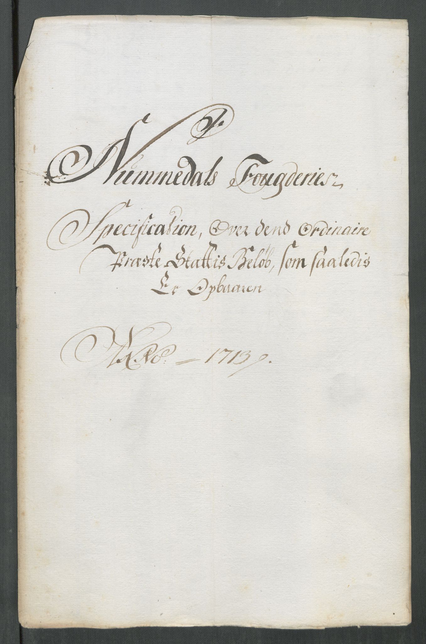 Rentekammeret inntil 1814, Reviderte regnskaper, Fogderegnskap, RA/EA-4092/R64/L4434: Fogderegnskap Namdal, 1713, p. 105