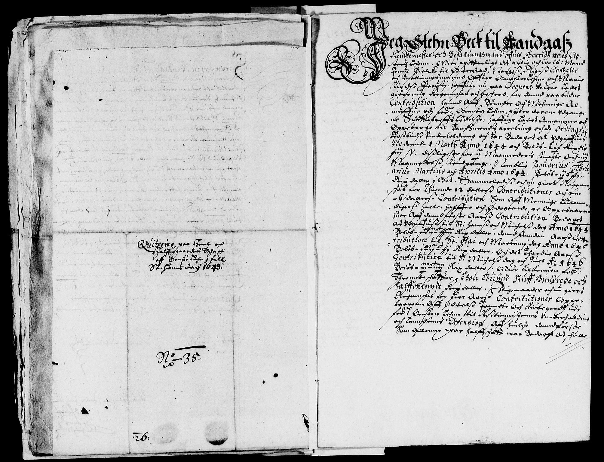 Rentekammeret inntil 1814, Reviderte regnskaper, Lensregnskaper, AV/RA-EA-5023/R/Rb/Rbe/L0003: Onsøy len, 1615-1656