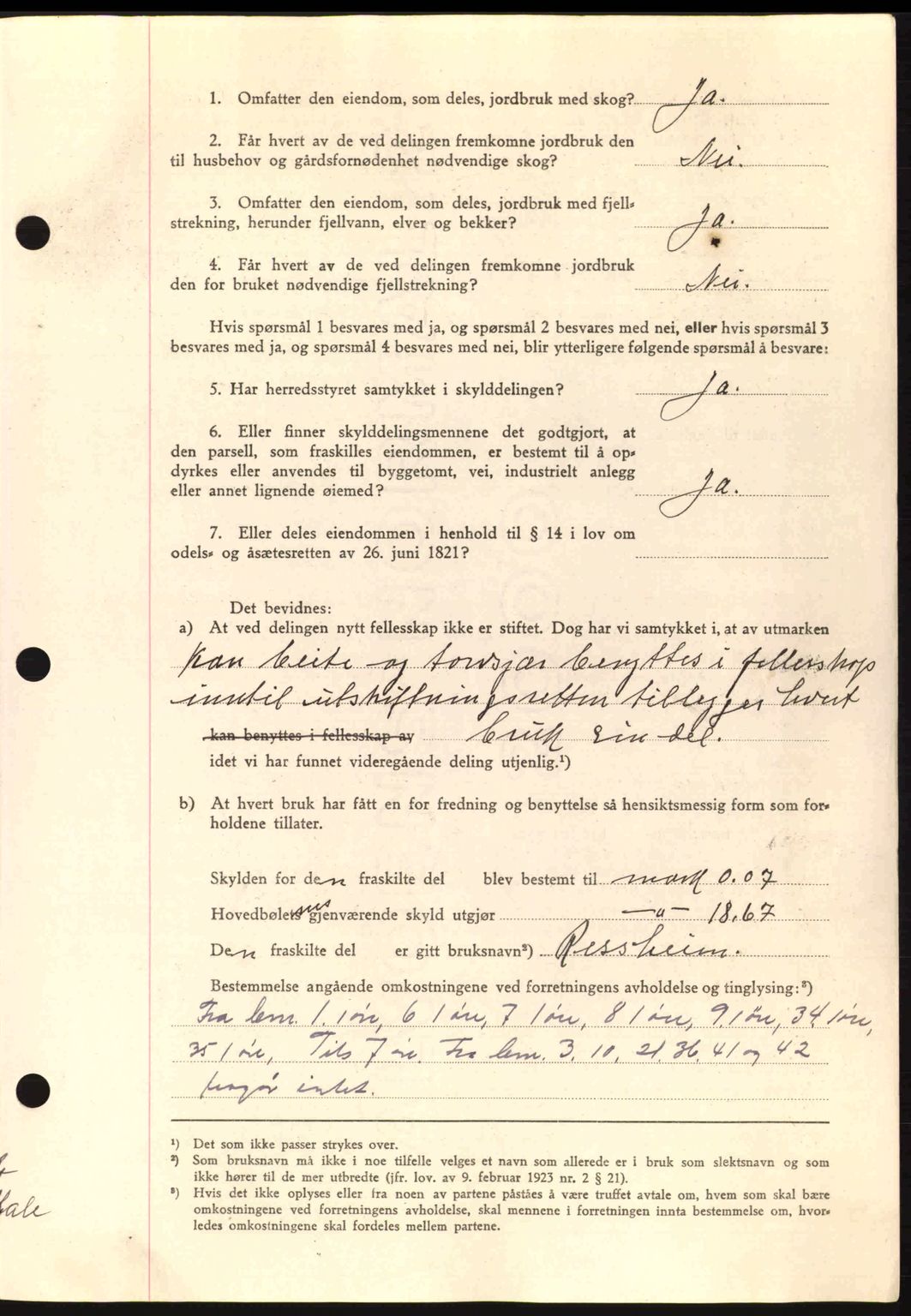 Romsdal sorenskriveri, AV/SAT-A-4149/1/2/2C: Mortgage book no. A14, 1943-1943, Diary no: : 790/1943