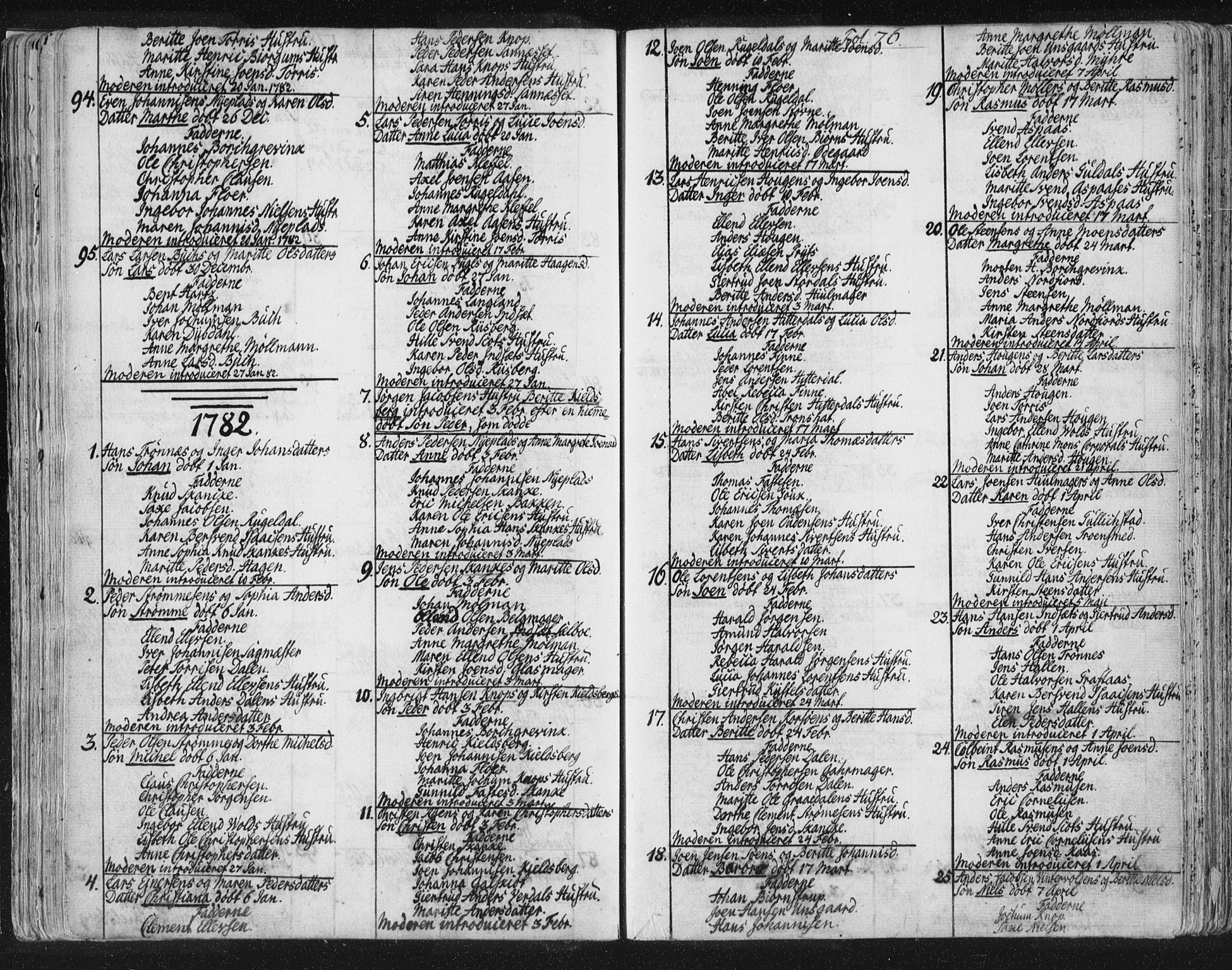 Ministerialprotokoller, klokkerbøker og fødselsregistre - Sør-Trøndelag, SAT/A-1456/681/L0926: Parish register (official) no. 681A04, 1767-1797, p. 76