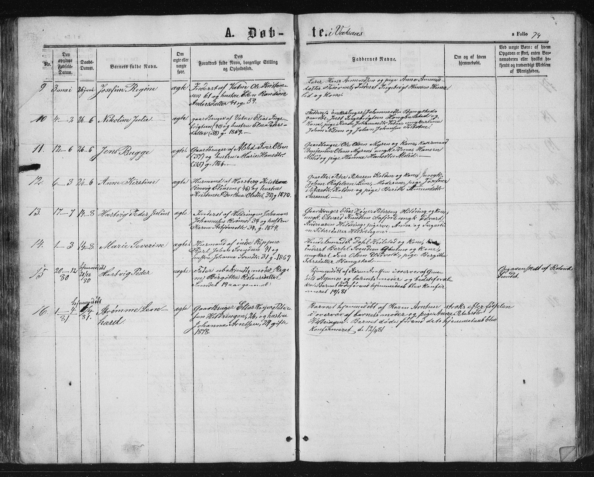 Ministerialprotokoller, klokkerbøker og fødselsregistre - Nordland, AV/SAT-A-1459/810/L0158: Parish register (copy) no. 810C02 /1, 1863-1883, p. 74