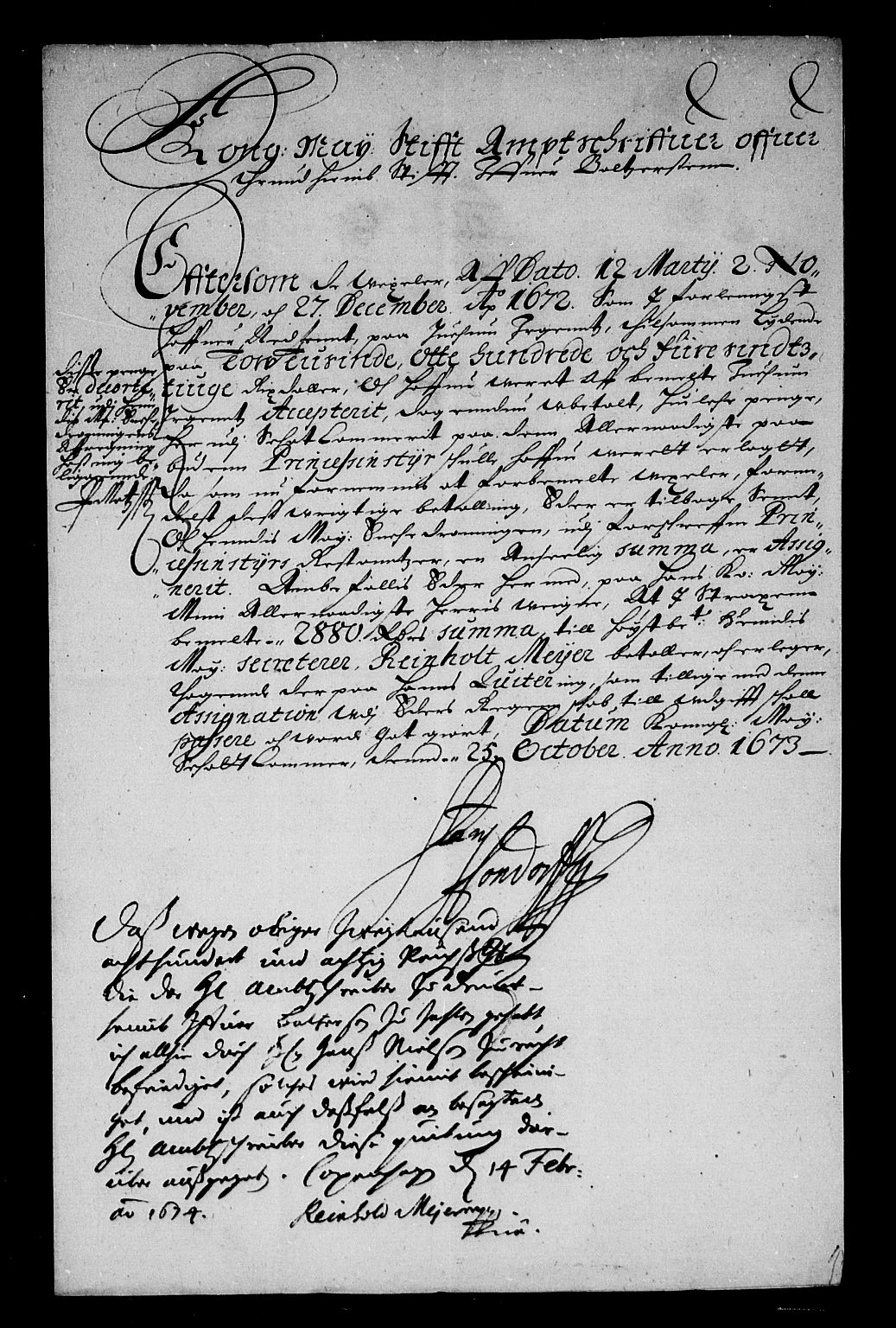 Rentekammeret inntil 1814, Reviderte regnskaper, Stiftamtstueregnskaper, Trondheim stiftamt og Nordland amt, AV/RA-EA-6044/R/Rd/L0034: Trondheim stiftamt, 1664-1671