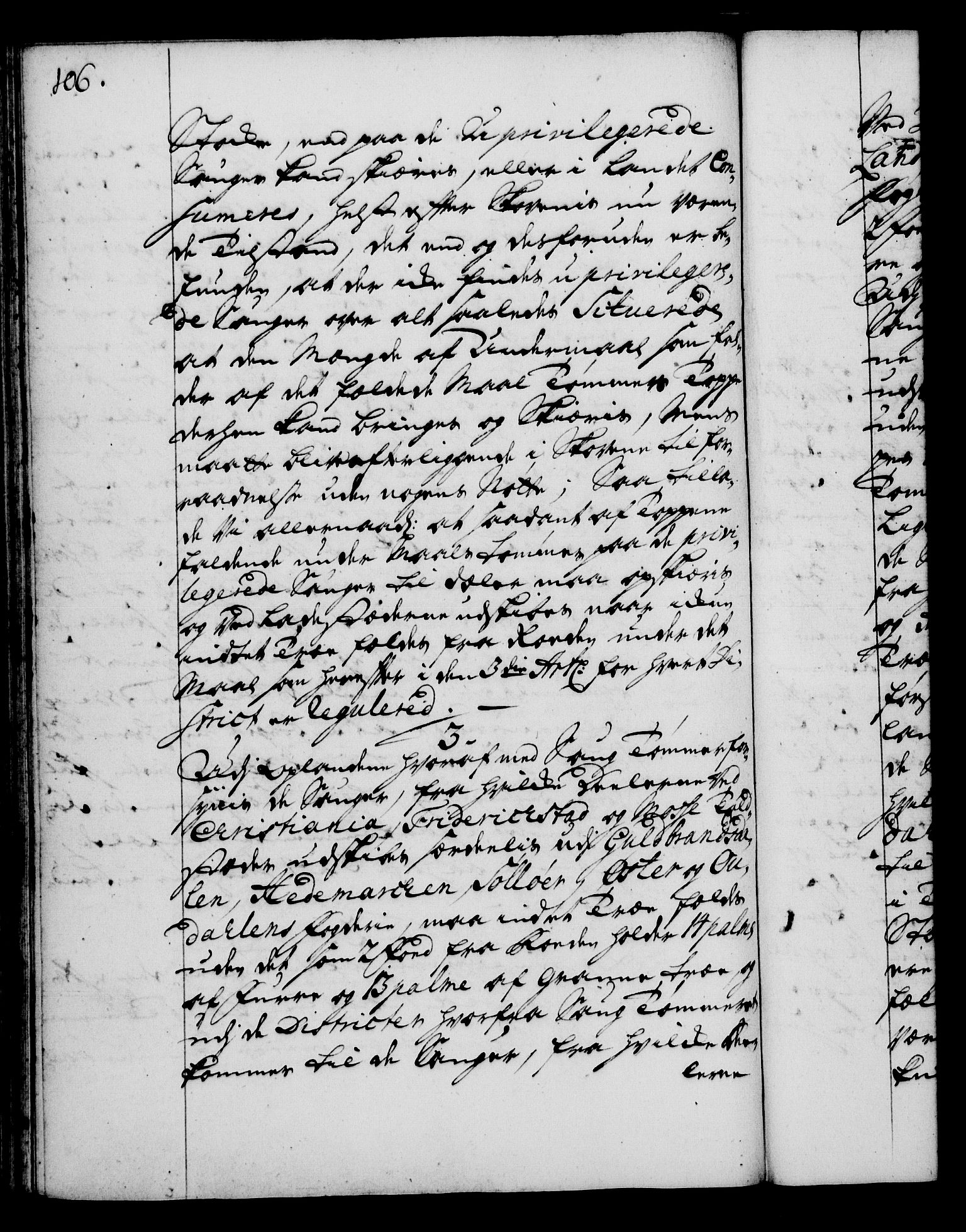 Rentekammeret, Kammerkanselliet, AV/RA-EA-3111/G/Gg/Gga/L0003: Norsk ekspedisjonsprotokoll med register (merket RK 53.3), 1727-1734, p. 106