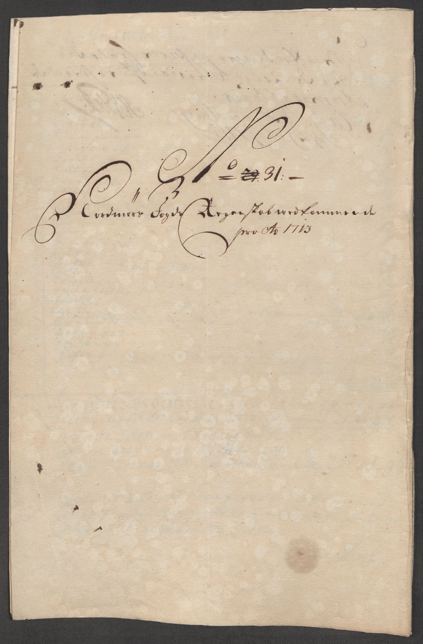 Rentekammeret inntil 1814, Reviderte regnskaper, Fogderegnskap, RA/EA-4092/R56/L3747: Fogderegnskap Nordmøre, 1713, p. 198