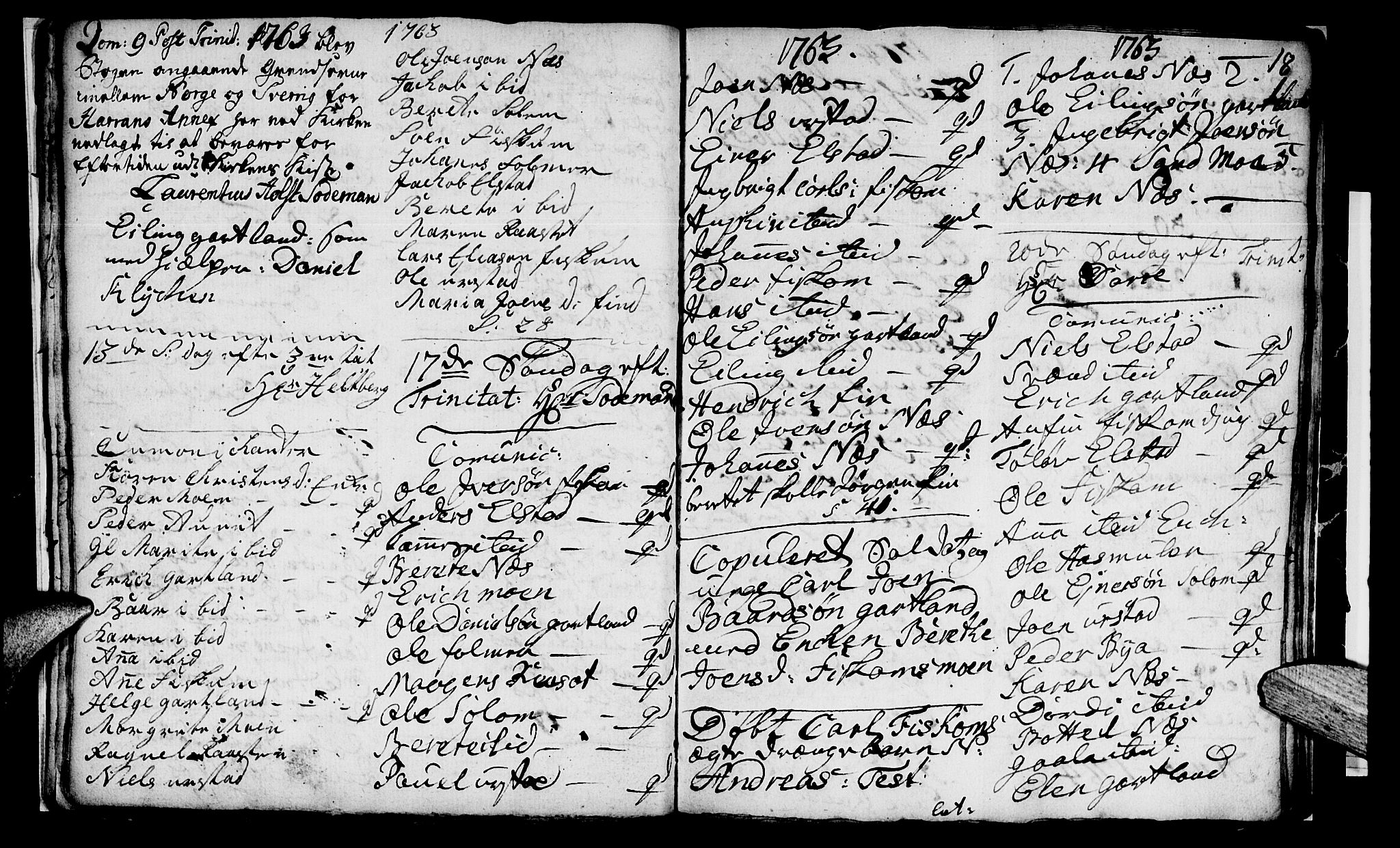 Ministerialprotokoller, klokkerbøker og fødselsregistre - Nord-Trøndelag, SAT/A-1458/759/L0526: Parish register (official) no. 759A02, 1758-1765, p. 18