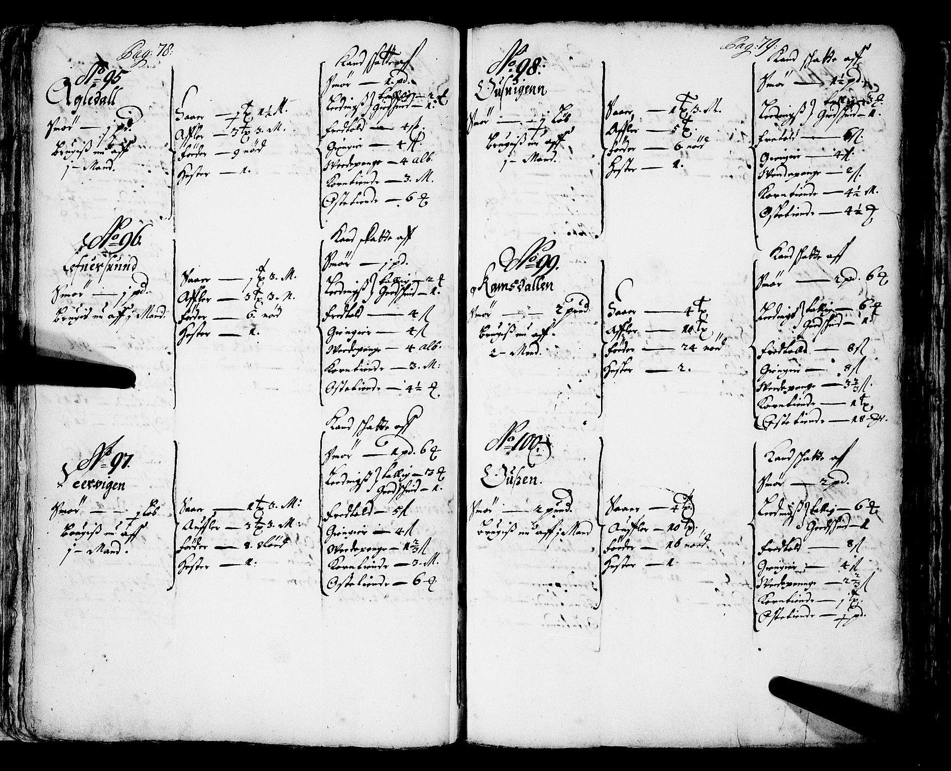 Rentekammeret inntil 1814, Realistisk ordnet avdeling, AV/RA-EA-4070/N/Nb/Nba/L0043: Sunnfjord fogderi, 1667, p. 78-79