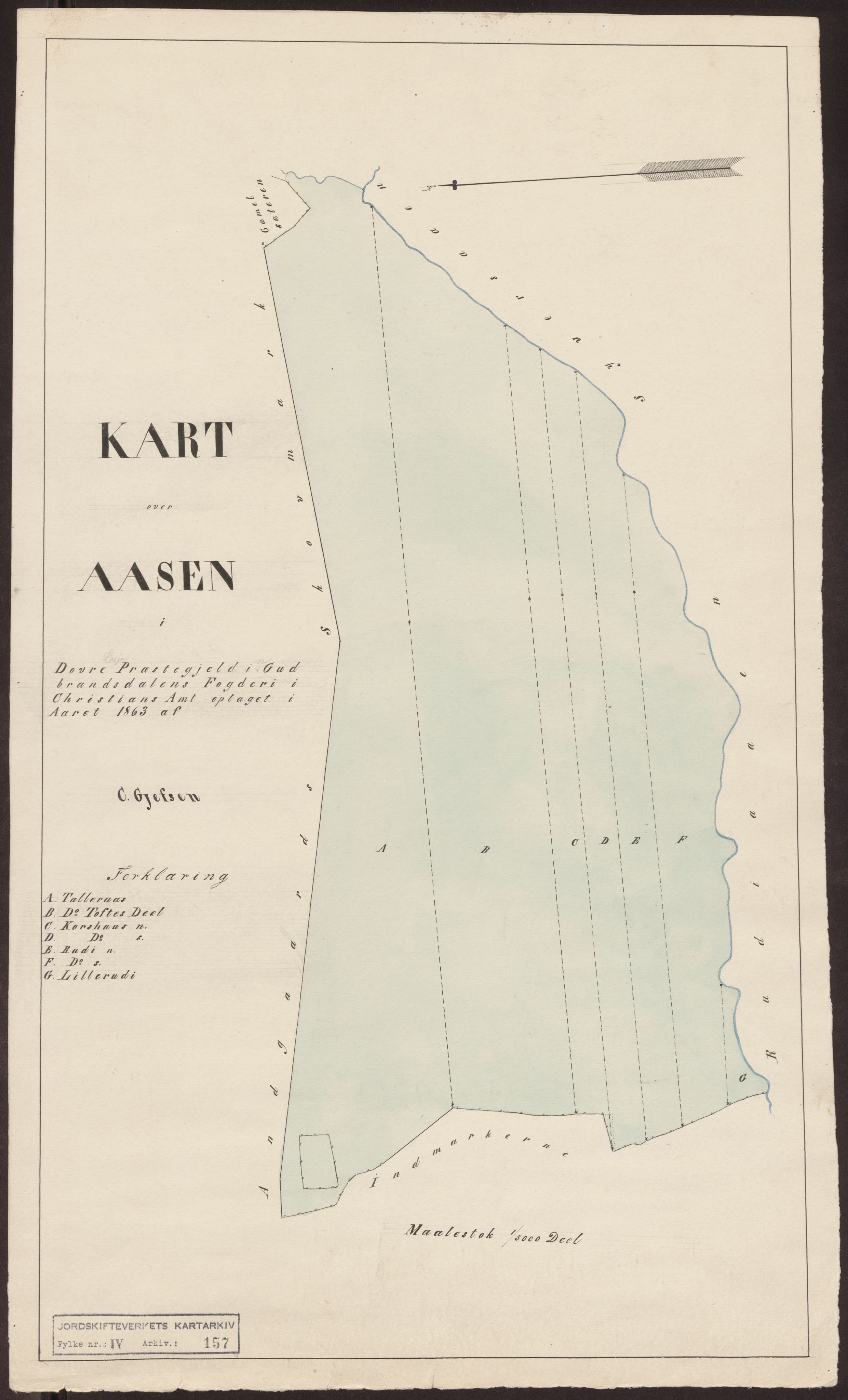 Jordskifteverkets kartarkiv, AV/RA-S-3929/T, 1859-1988, p. 205