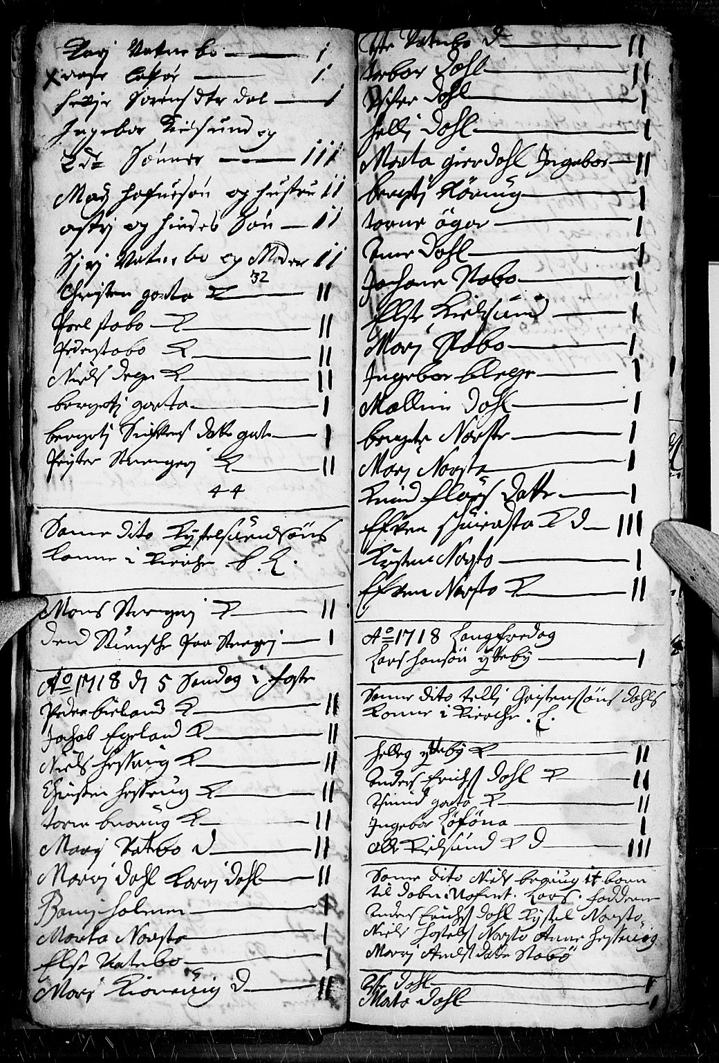 Dypvåg sokneprestkontor, AV/SAK-1111-0007/F/Fb/Fba/L0003: Parish register (copy) no. B 3, 1715-1738, p. 31