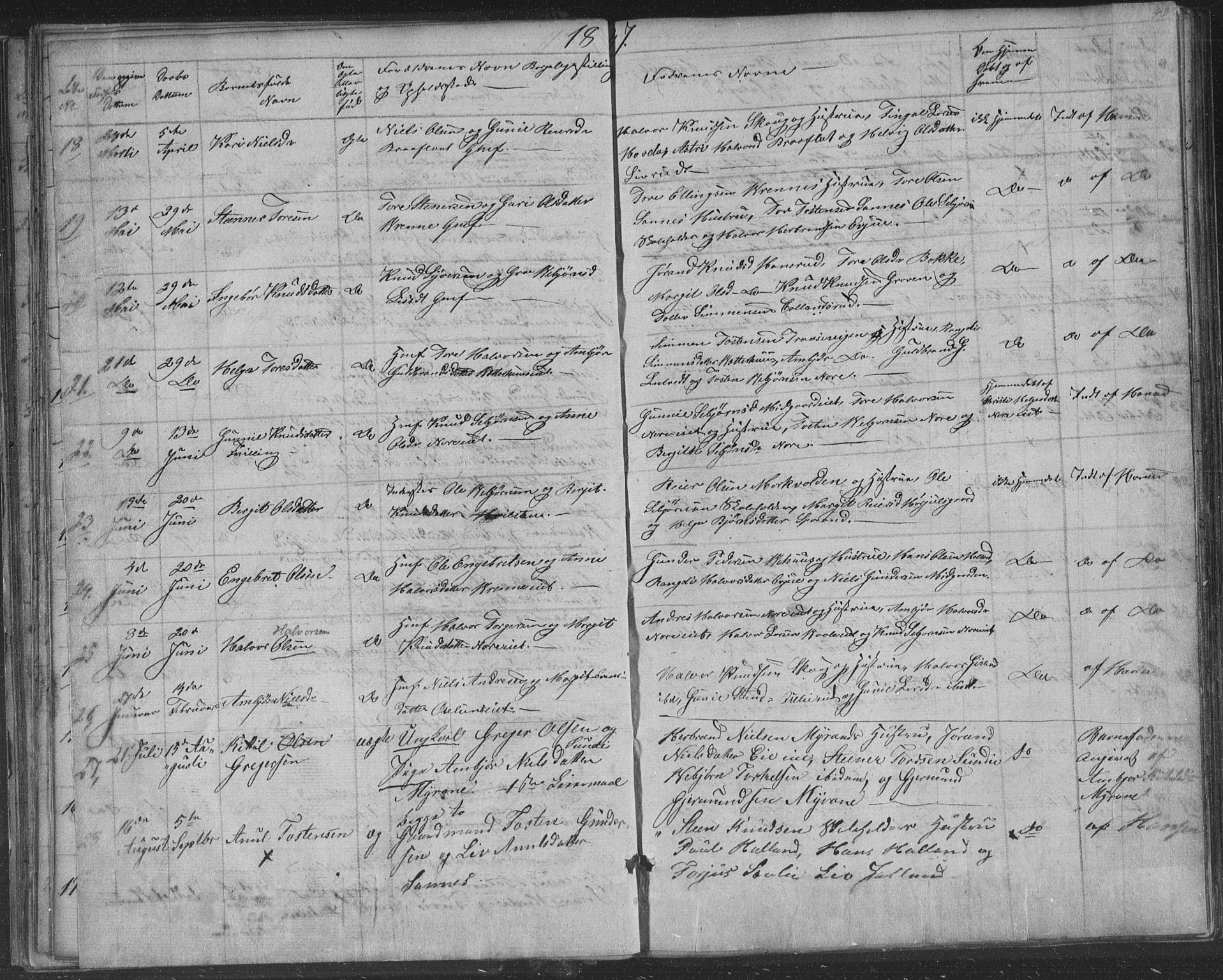 Nore kirkebøker, AV/SAKO-A-238/F/Fa/L0001: Parish register (official) no. I 1, 1836-1855, p. 43