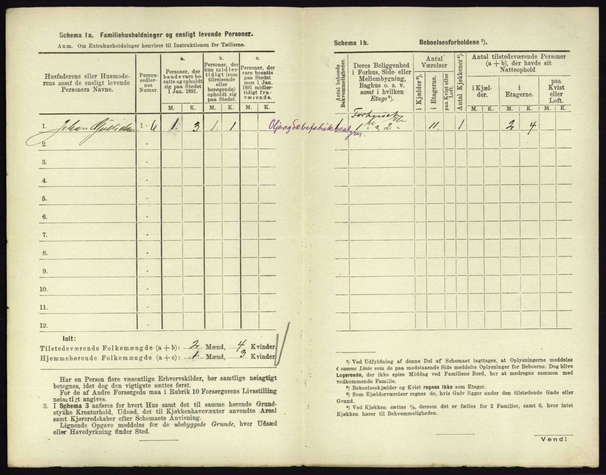 RA, 1891 census for 0705 Tønsberg, 1891, p. 1057