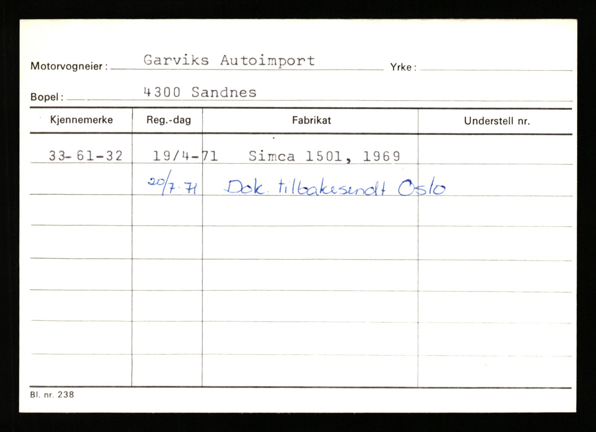 Stavanger trafikkstasjon, AV/SAST-A-101942/0/G/L0011: Registreringsnummer: 240000 - 363477, 1930-1971, p. 2597