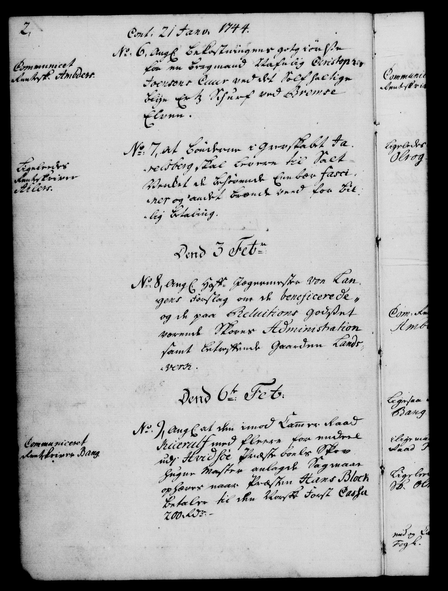 Rentekammeret, Kammerkanselliet, RA/EA-3111/G/Gf/Gfb/L0005: Register til norske relasjons- og resolusjonsprotokoller (merket RK 52.100), 1744-1754, p. 2