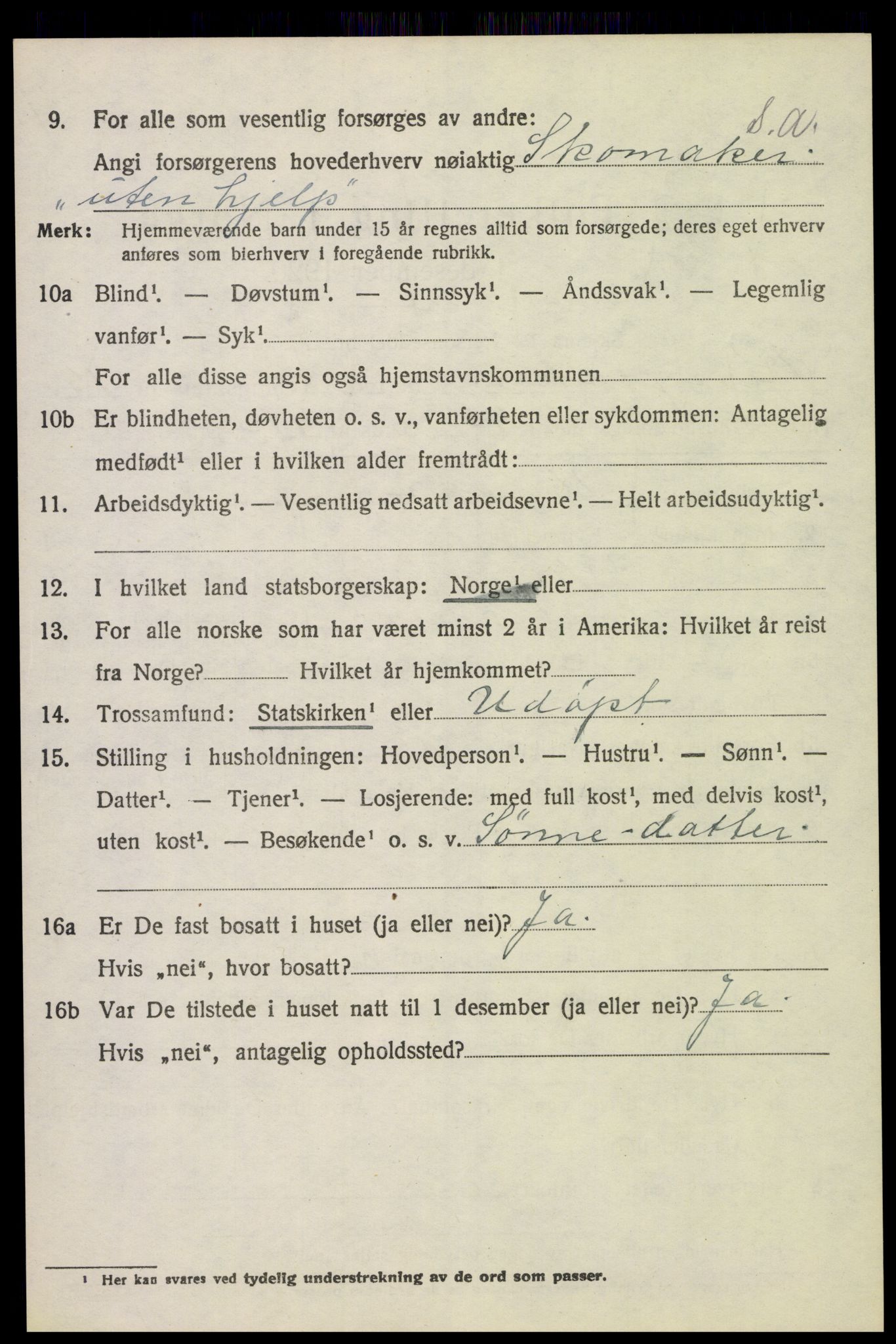 SAH, 1920 census for Ringsaker, 1920, p. 22299