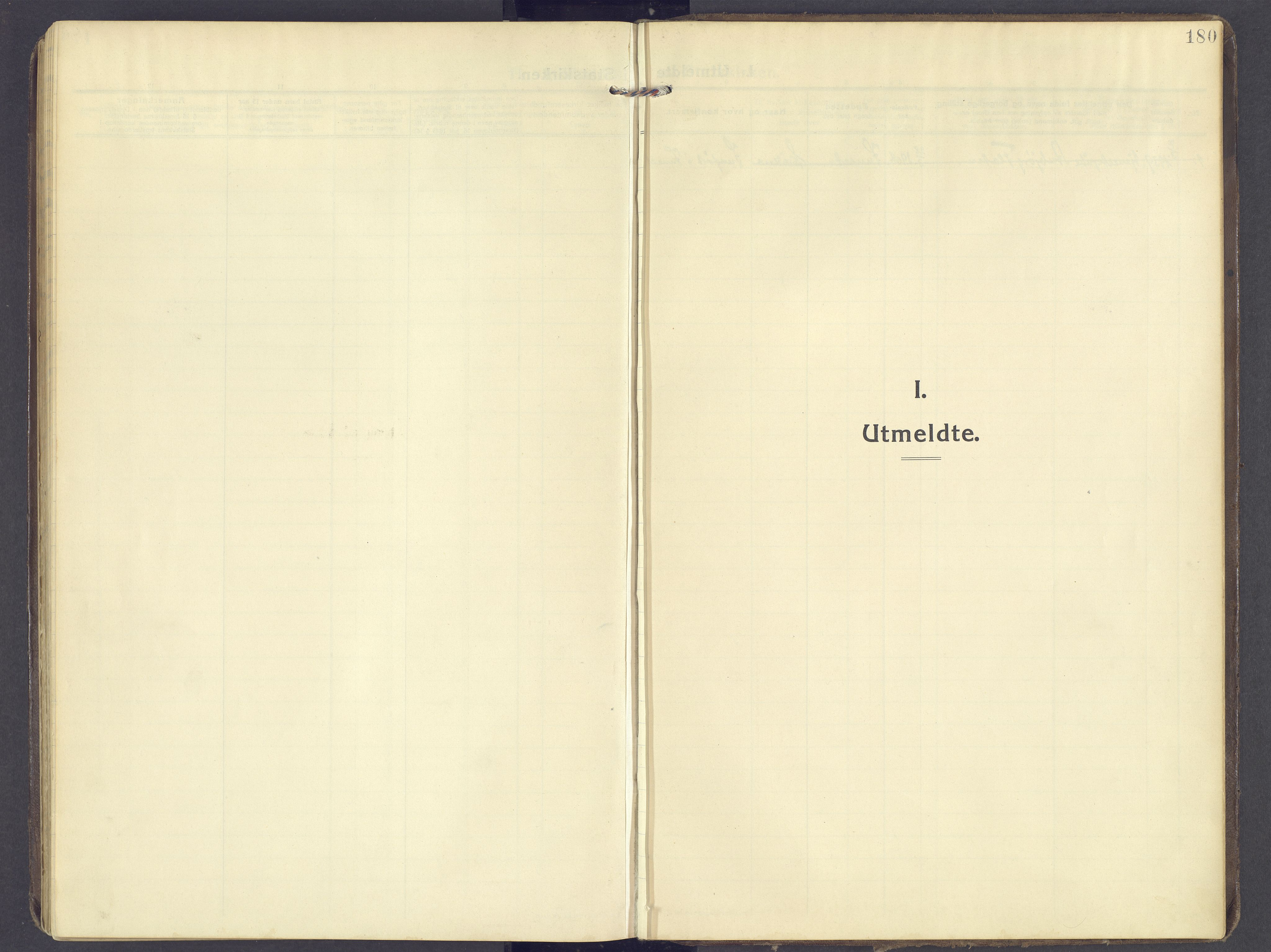 Kvikne prestekontor, SAH/PREST-064/H/Ha/Haa/L0009: Parish register (official) no. 9, 1911-1942, p. 180