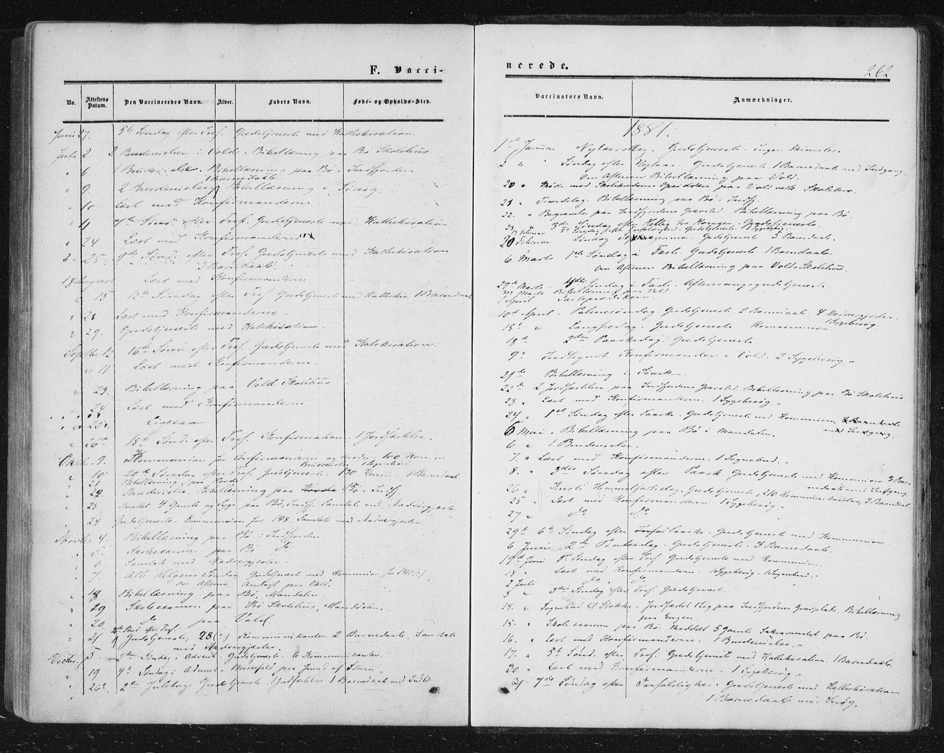 Ministerialprotokoller, klokkerbøker og fødselsregistre - Møre og Romsdal, AV/SAT-A-1454/543/L0562: Parish register (official) no. 543A02, 1854-1884, p. 262