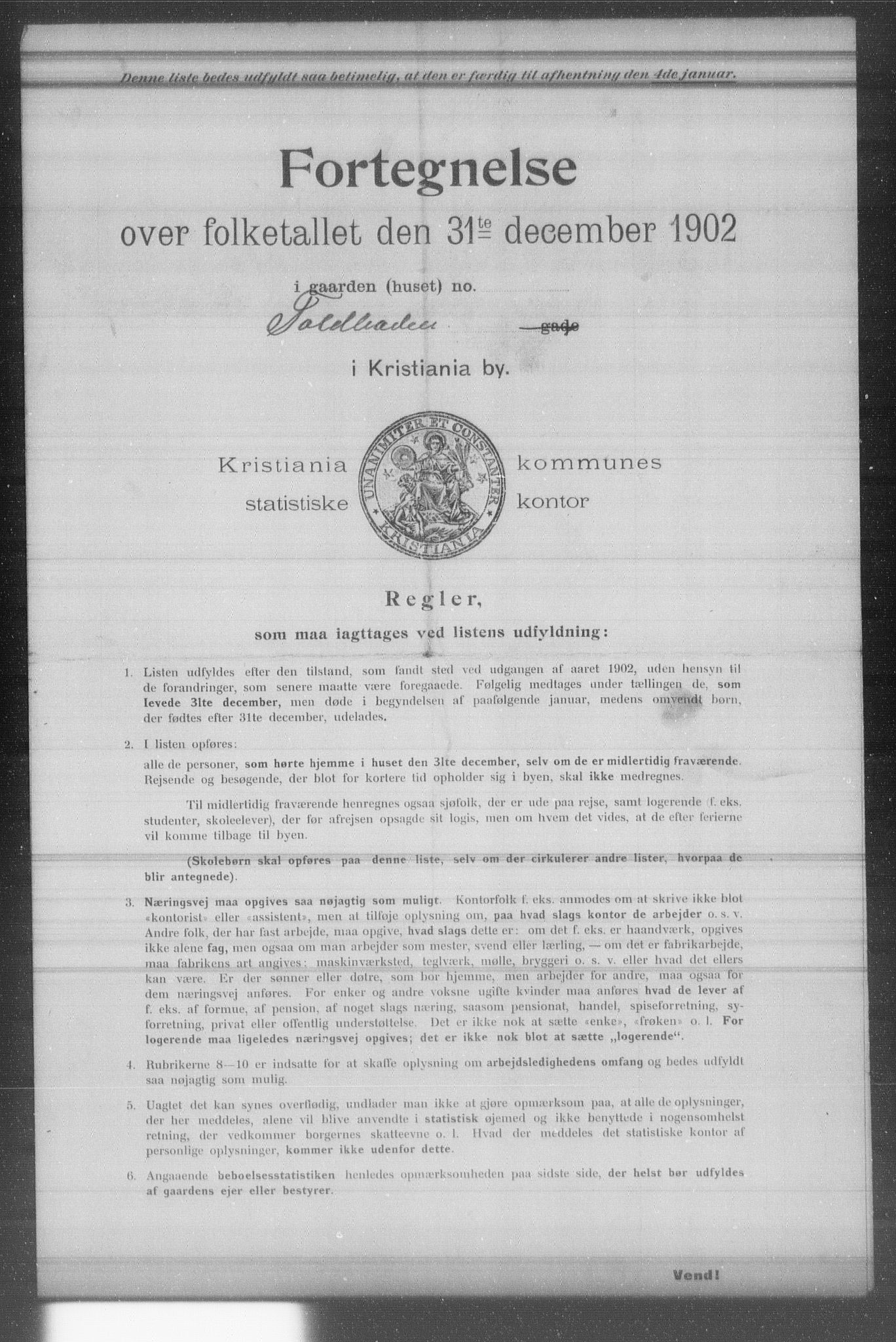 OBA, Municipal Census 1902 for Kristiania, 1902, p. 20931