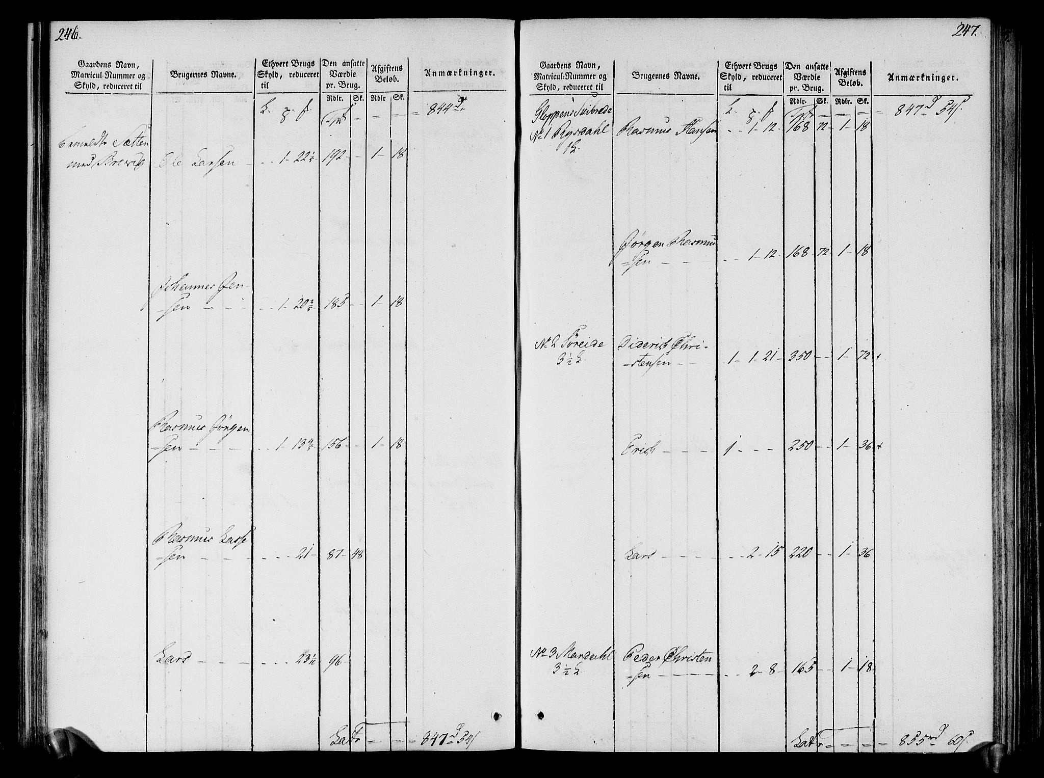 Rentekammeret inntil 1814, Realistisk ordnet avdeling, RA/EA-4070/N/Ne/Nea/L0121: Sunn- og Nordfjord fogderi. Oppebørselsregister, 1803-1804, p. 127